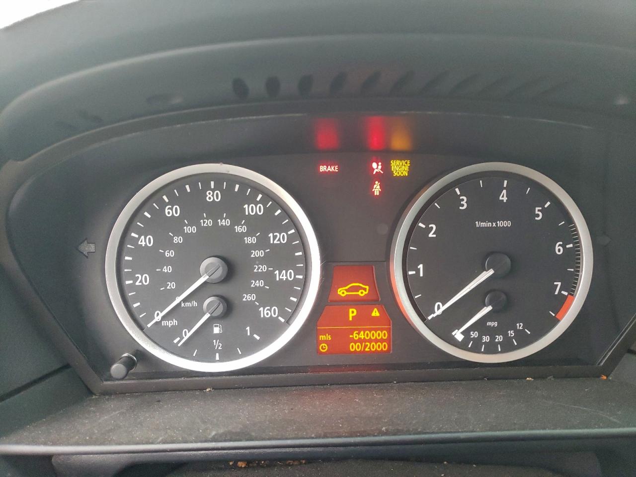 2007 Bmw 530 I Black vin: WBANE73587CM45616