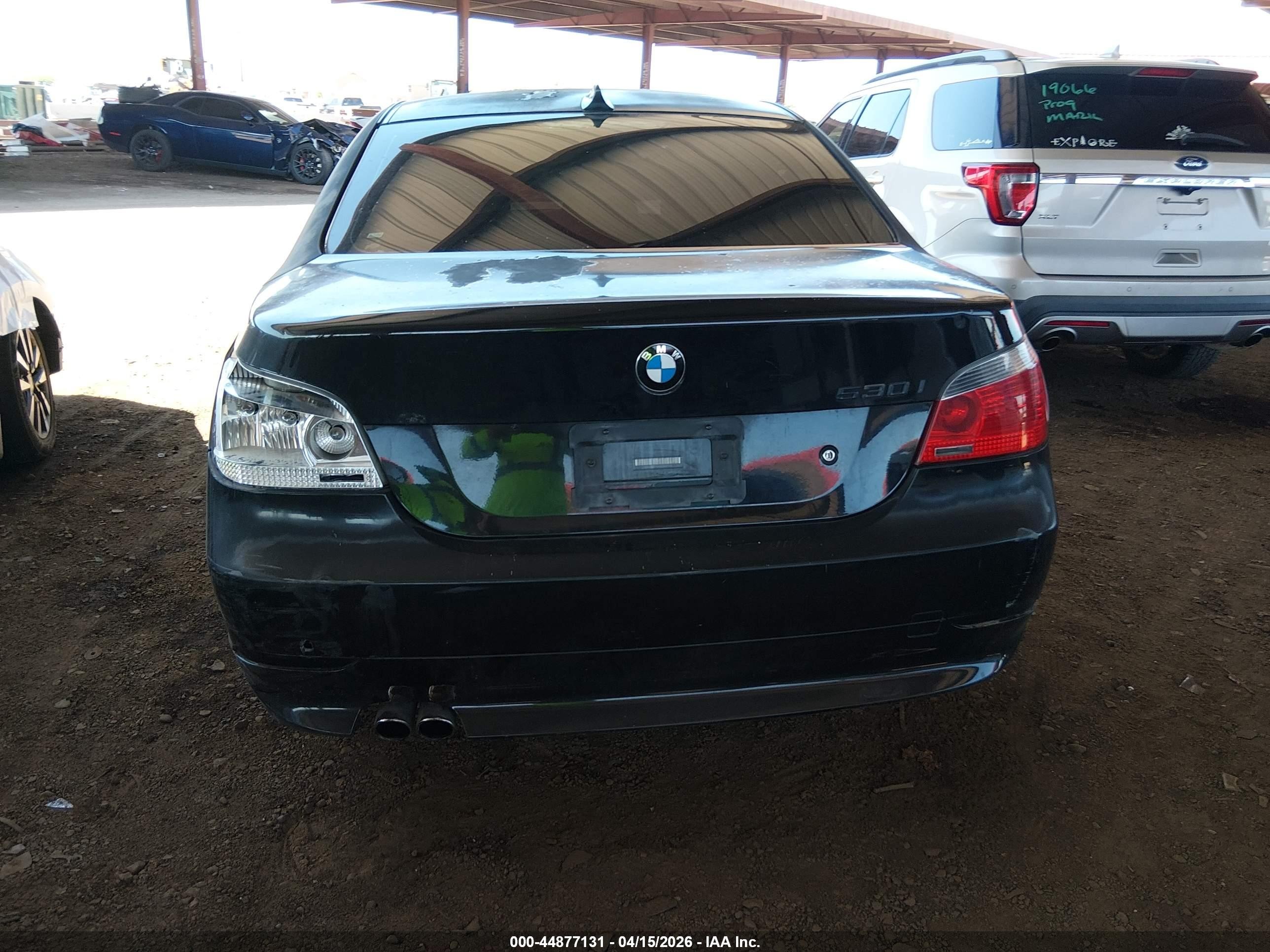 2006 Bmw 530i   Black vin: WBANE735X6CM37791