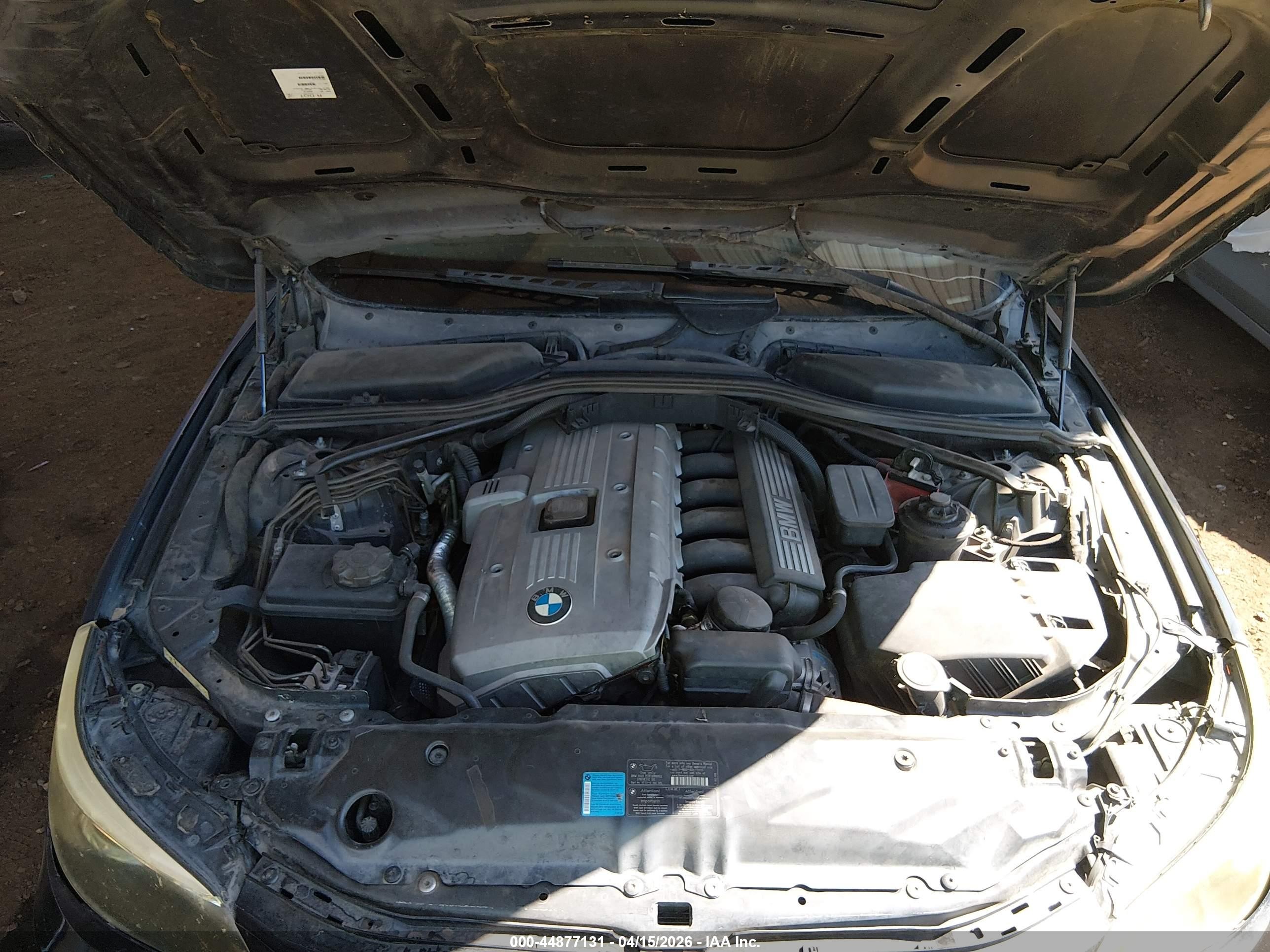 2006 Bmw 530i   Black vin: WBANE735X6CM37791