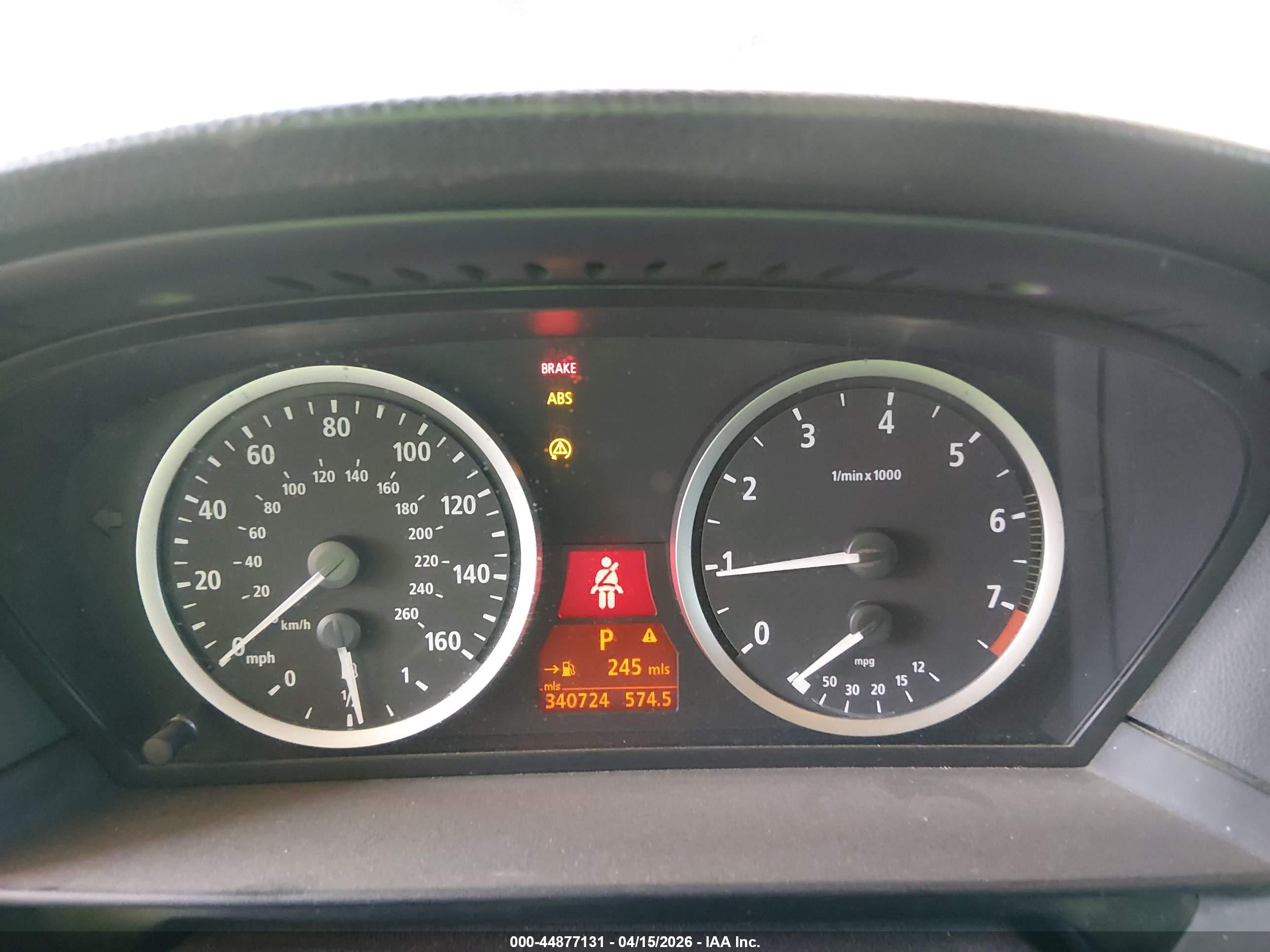 2006 Bmw 530i   Black vin: WBANE735X6CM37791