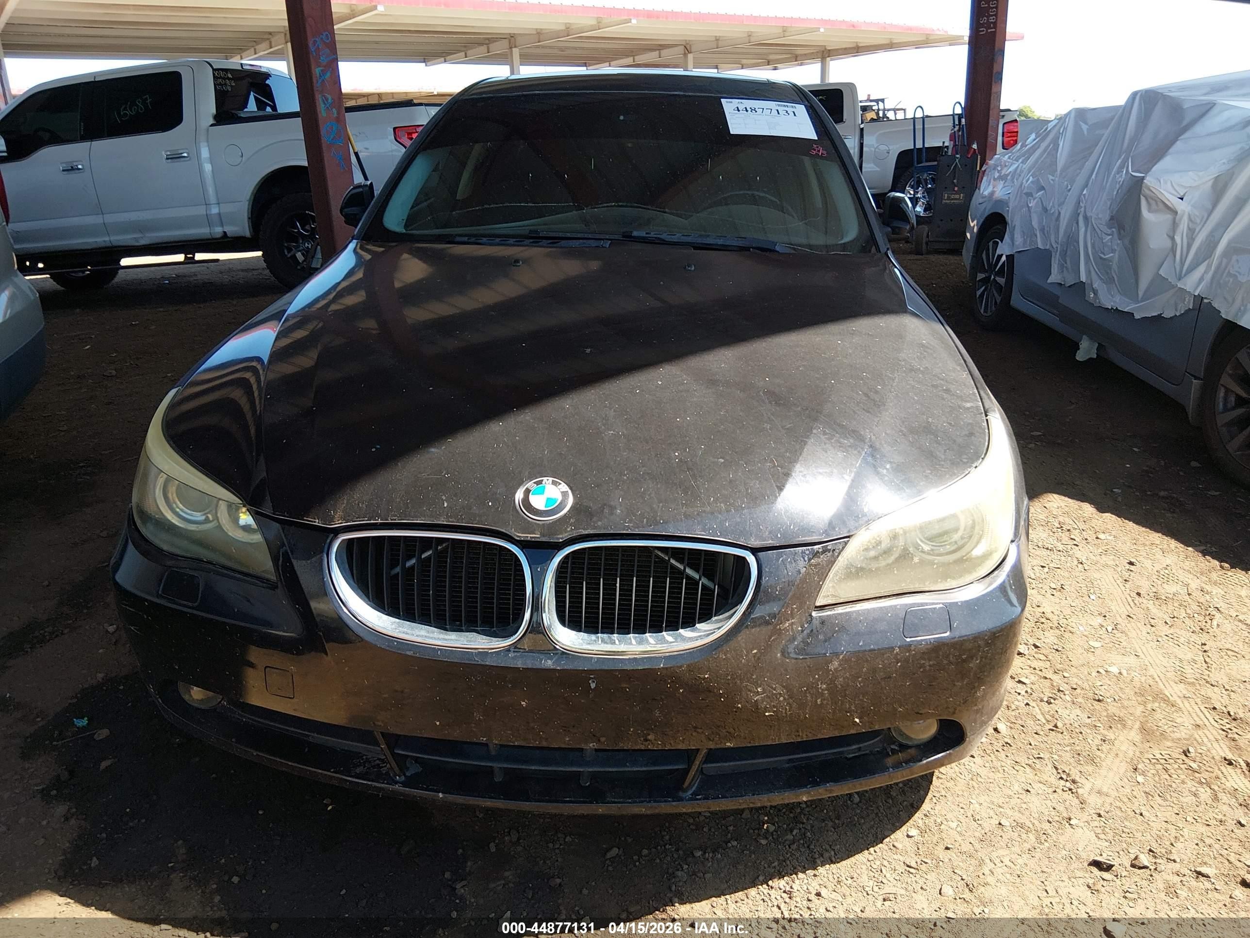 2006 Bmw 530i   Black vin: WBANE735X6CM37791