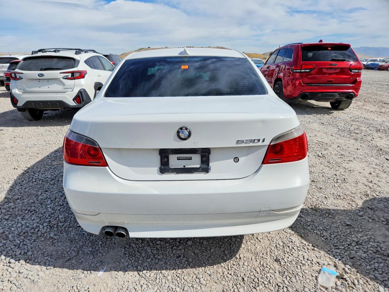 2006 Bmw 530 I White vin: WBANE735X6CM41551