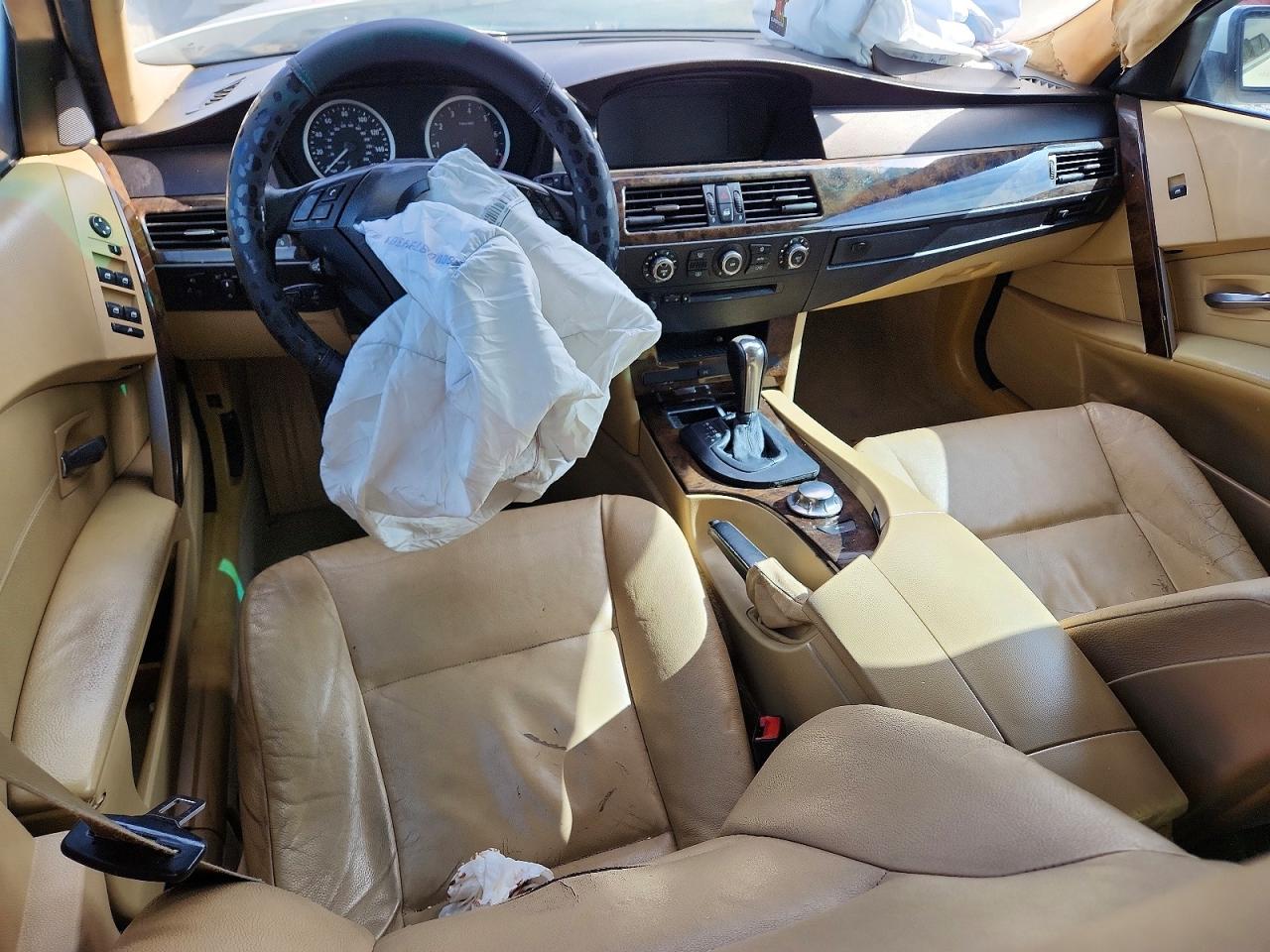 2006 Bmw 530 I White vin: WBANE735X6CM41551