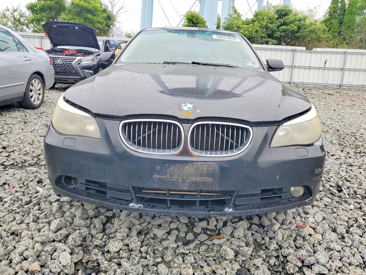 2007 Bmw 525 Xi Black vin: WBANF33507CS39051