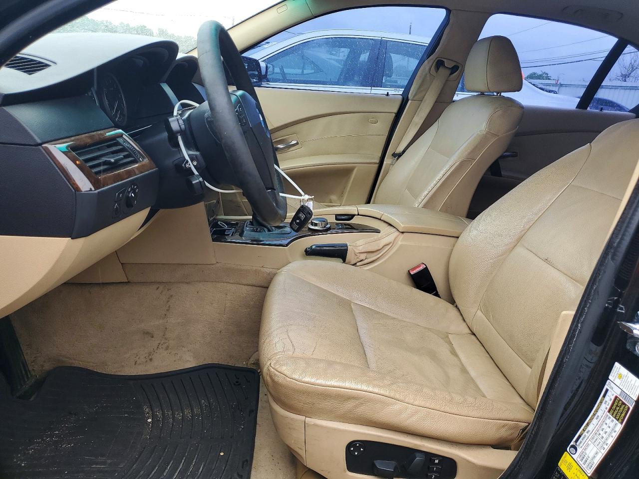 2007 Bmw 525 Xi Black vin: WBANF33507CS39051