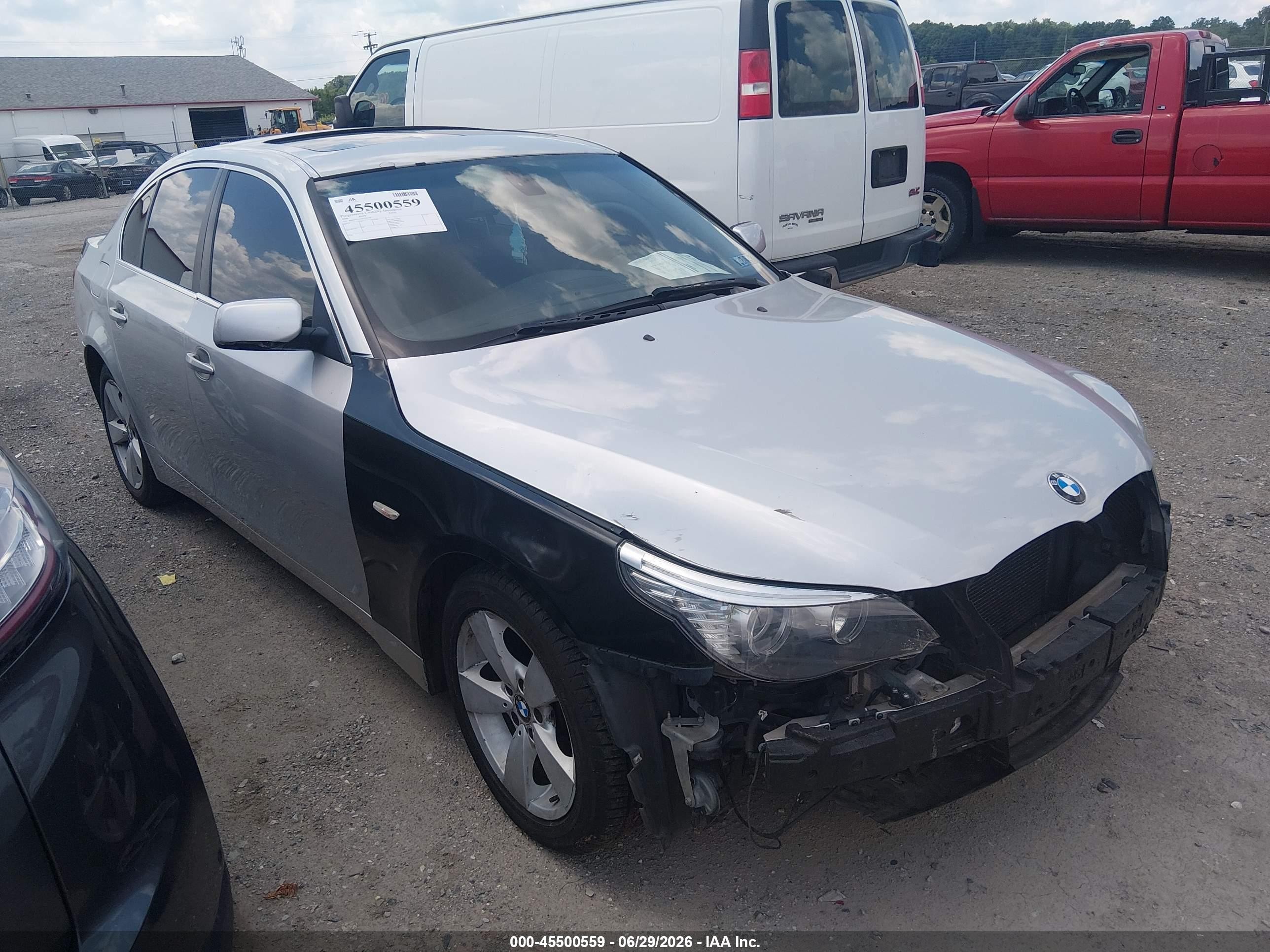 2006 Bmw 525xi   Silver vin: WBANF33516CS36724