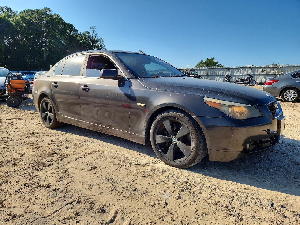 2006 Bmw 525 Xi Charcoal vin: WBANF33516CS37128