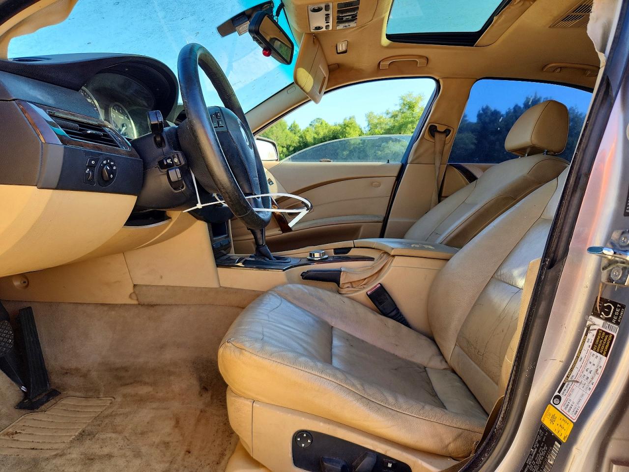 2006 Bmw 525 Xi Charcoal vin: WBANF33516CS37128