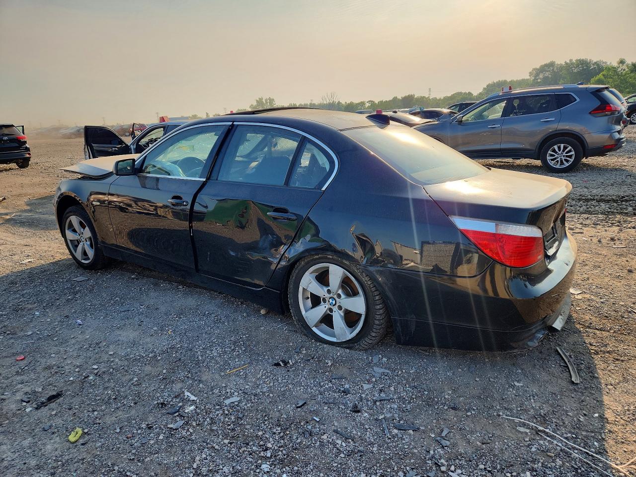 2006 Bmw 525 Xi Черный vin: WBANF33516CS37792