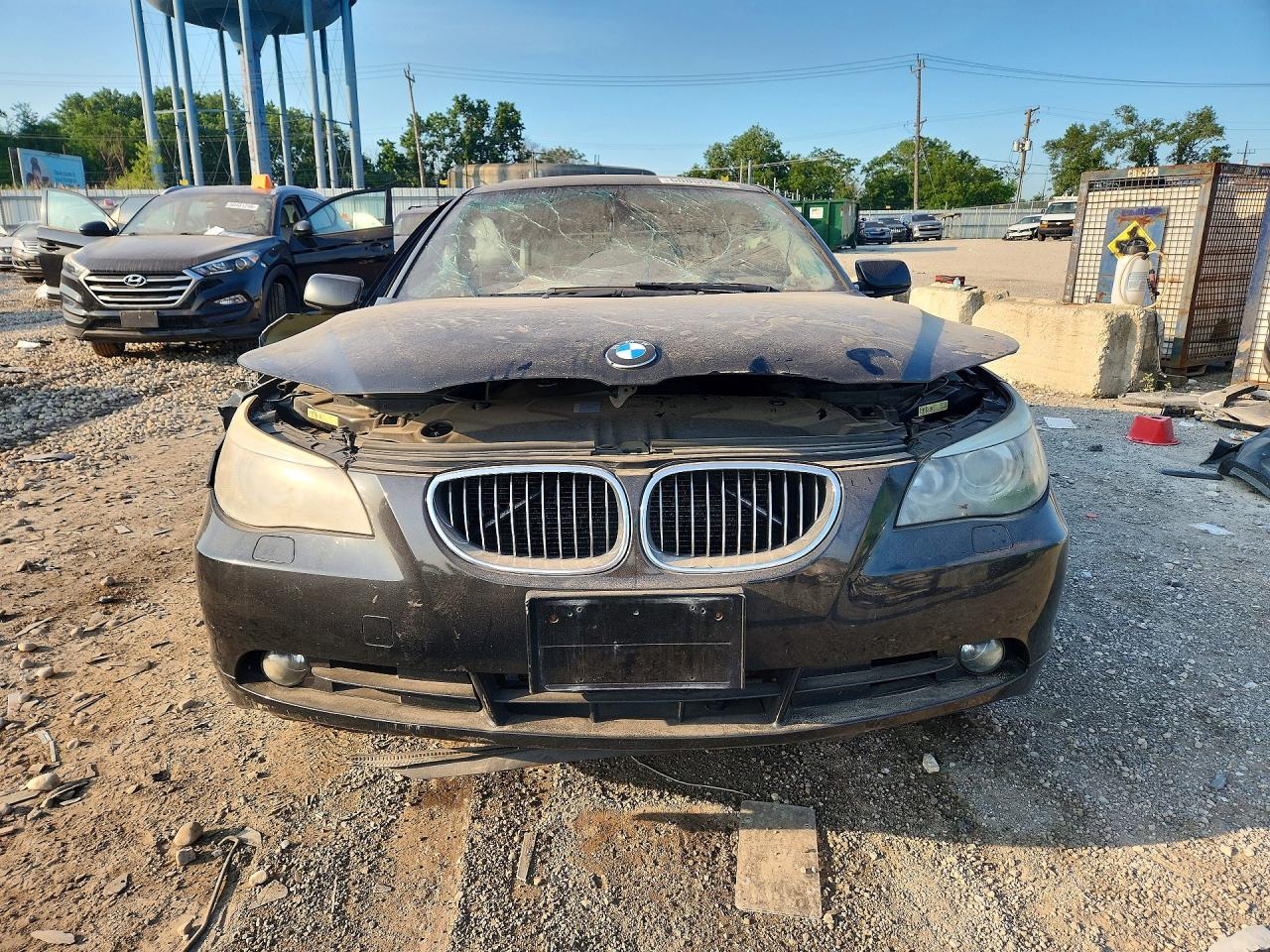 2006 Bmw 525 Xi Черный vin: WBANF33516CS37792