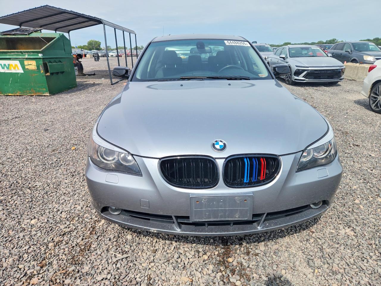 2007 Bmw 525 Xi Silver vin: WBANF33537CS41702