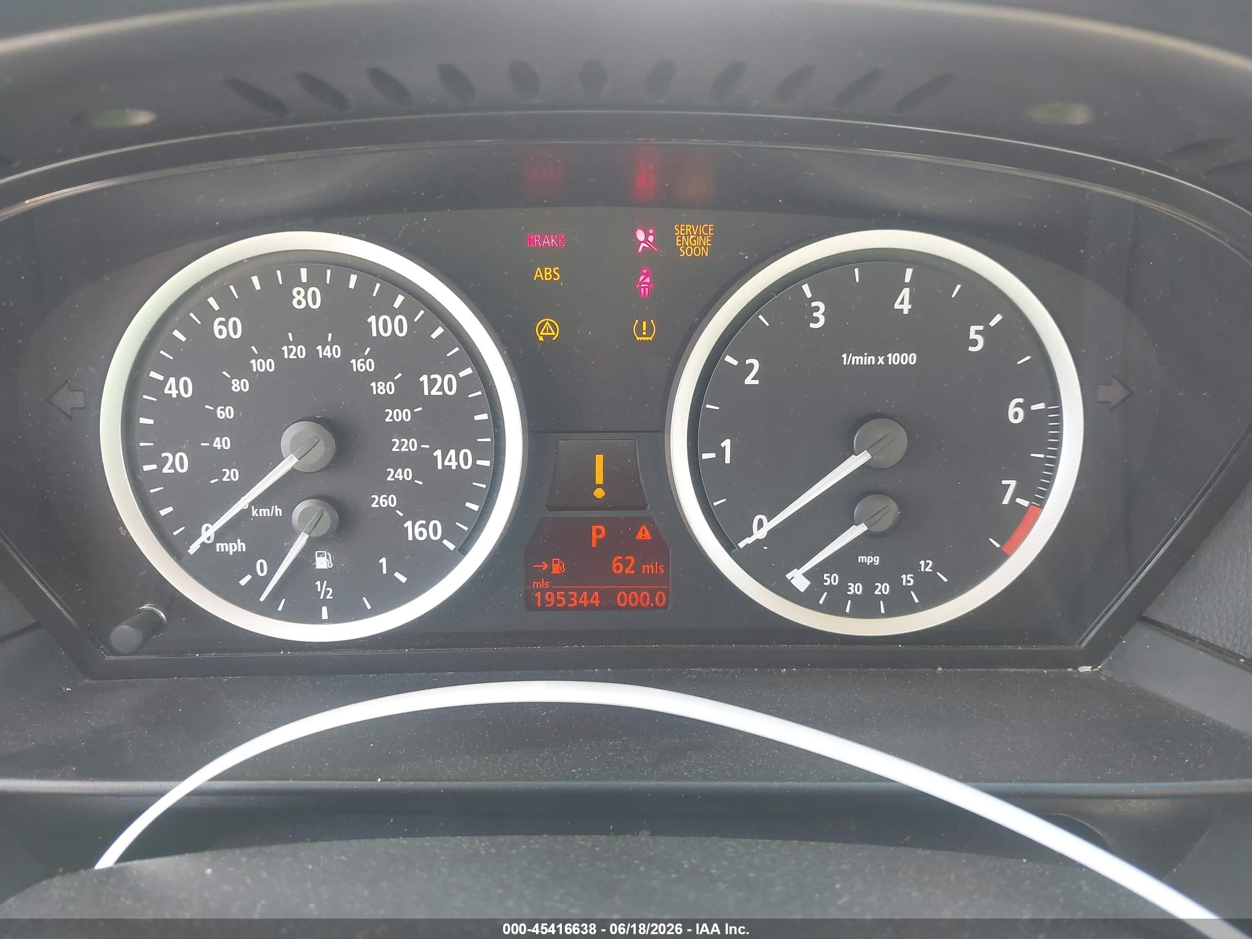 2007 Bmw 525xi   Green vin: WBANF33547CW70122