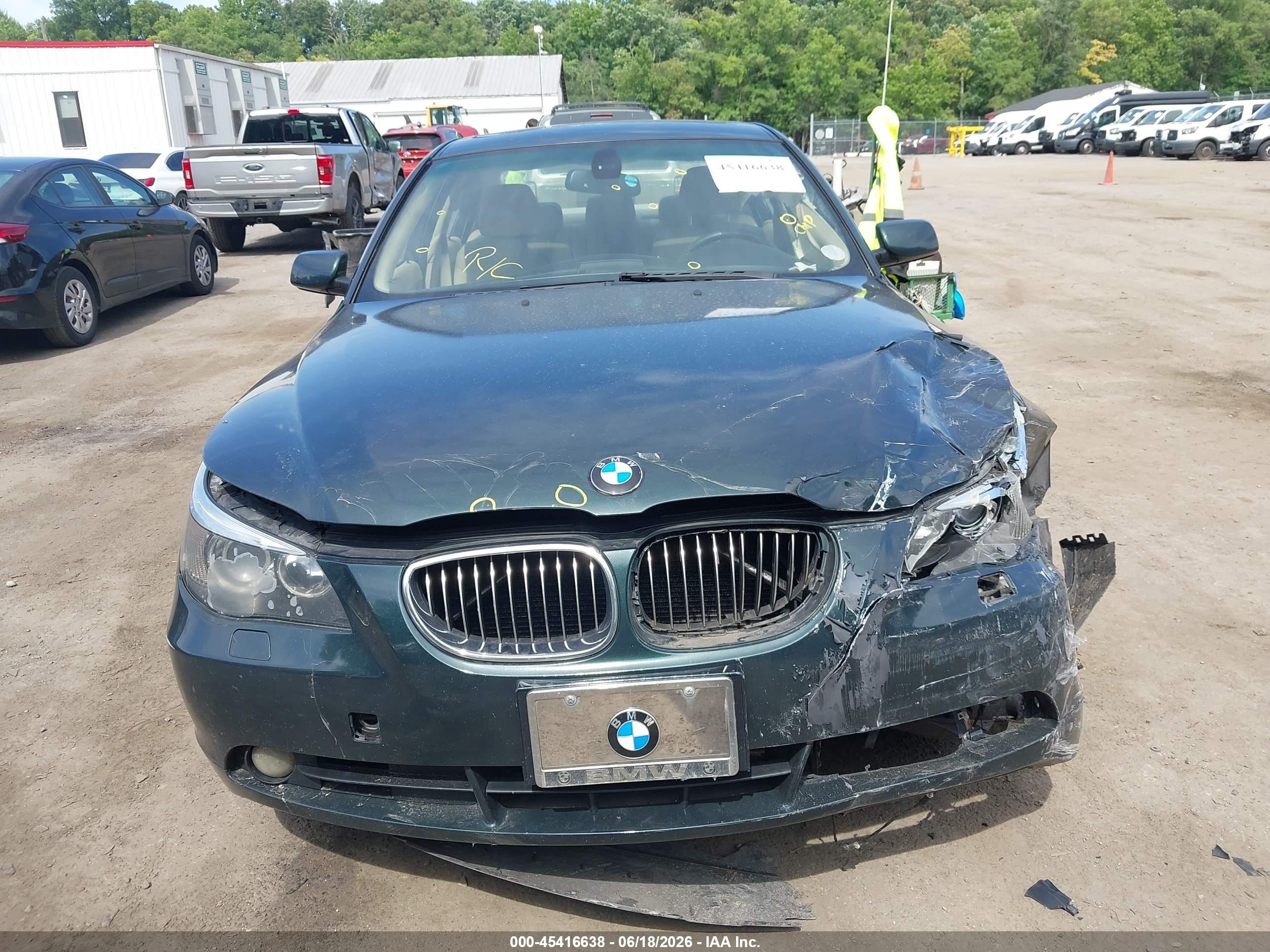 2007 Bmw 525xi   Green vin: WBANF33547CW70122