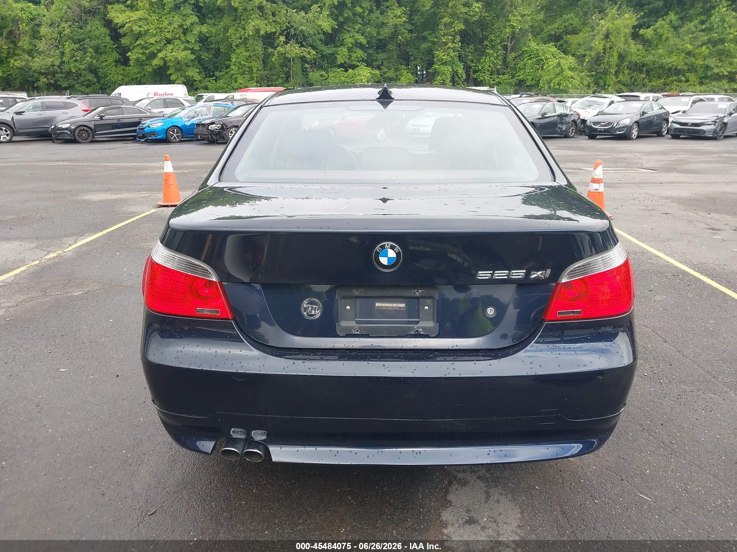 2007 Bmw 525xi   Синий vin: WBANF33547CW70881