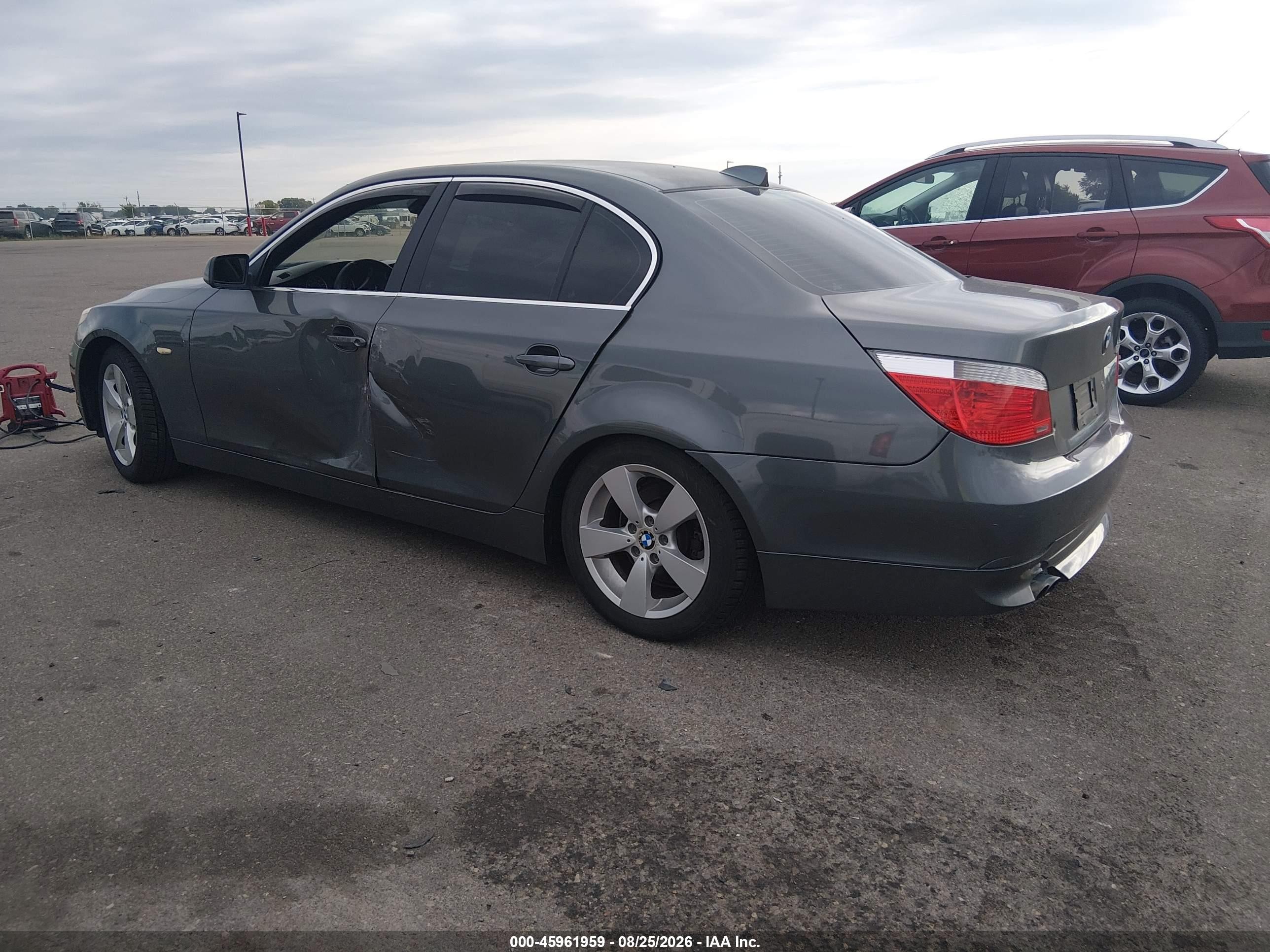 2007 Bmw 525xi Gray vin: WBANF33577B999340