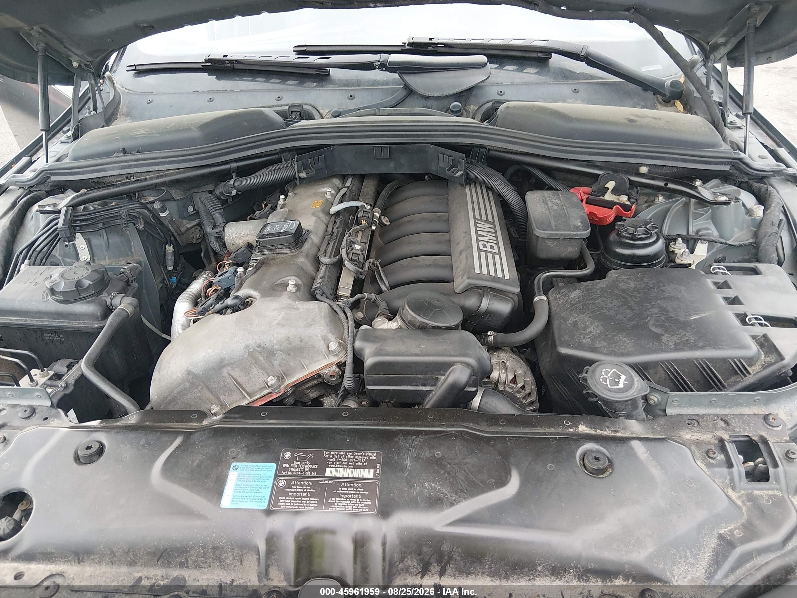 2007 Bmw 525xi Gray vin: WBANF33577B999340