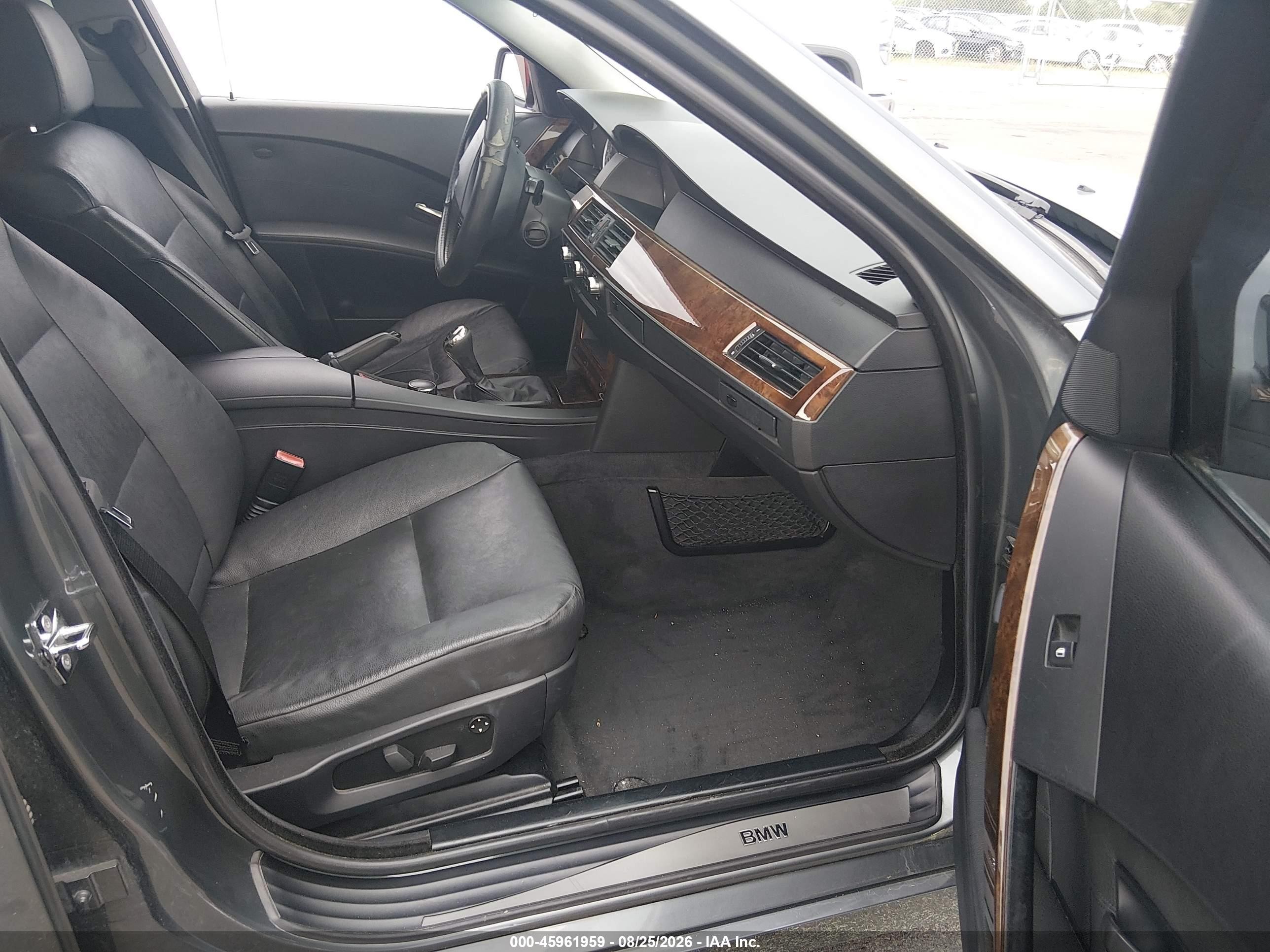 2007 Bmw 525xi Gray vin: WBANF33577B999340