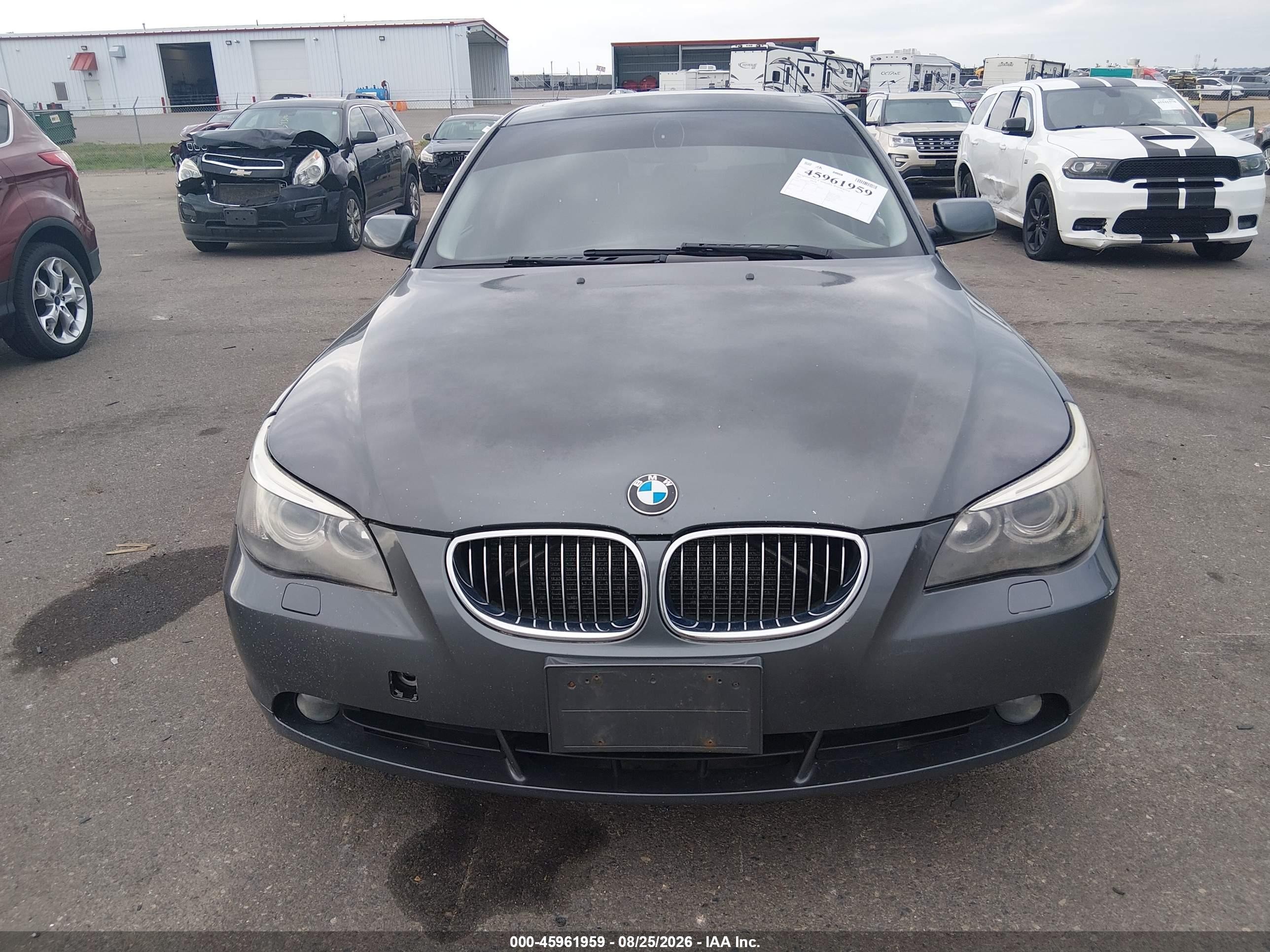 2007 Bmw 525xi Gray vin: WBANF33577B999340