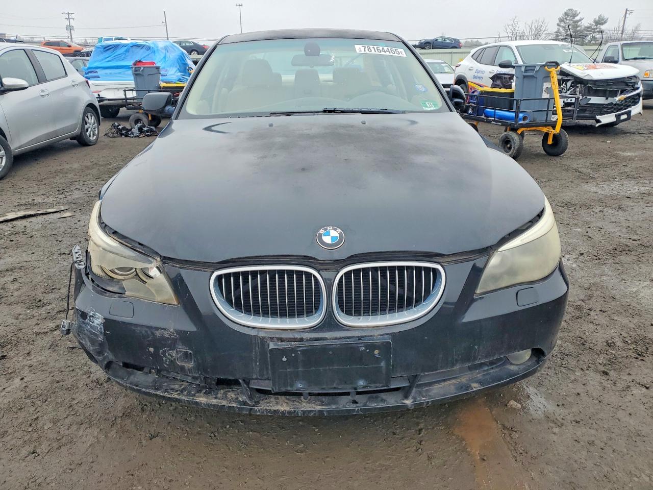 2006 Bmw 525xi Black vin: WBANF33586CS36736