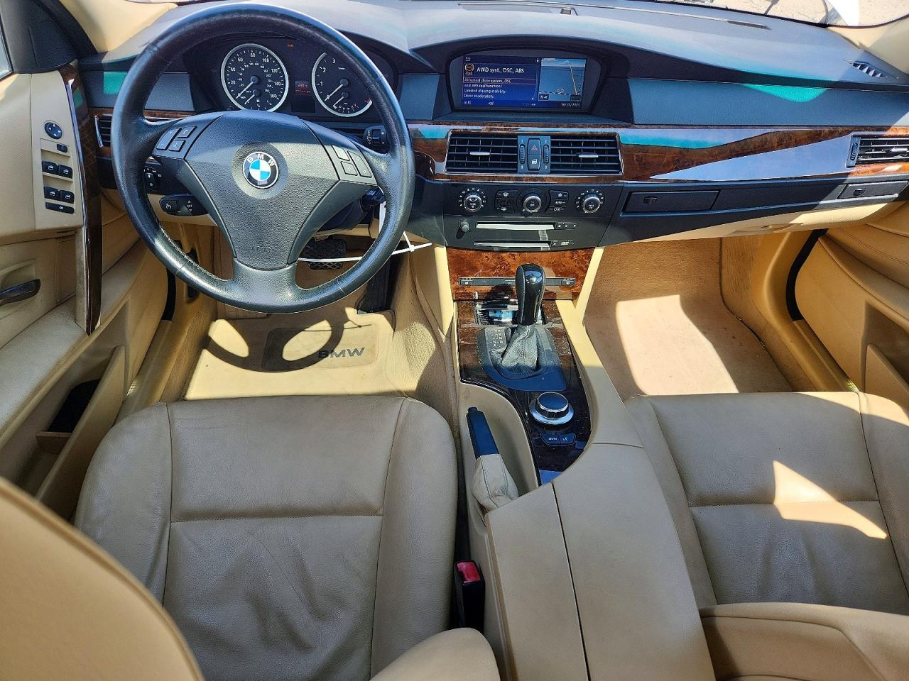 2007 Bmw 525 Xi White vin: WBANF335X7CS41454
