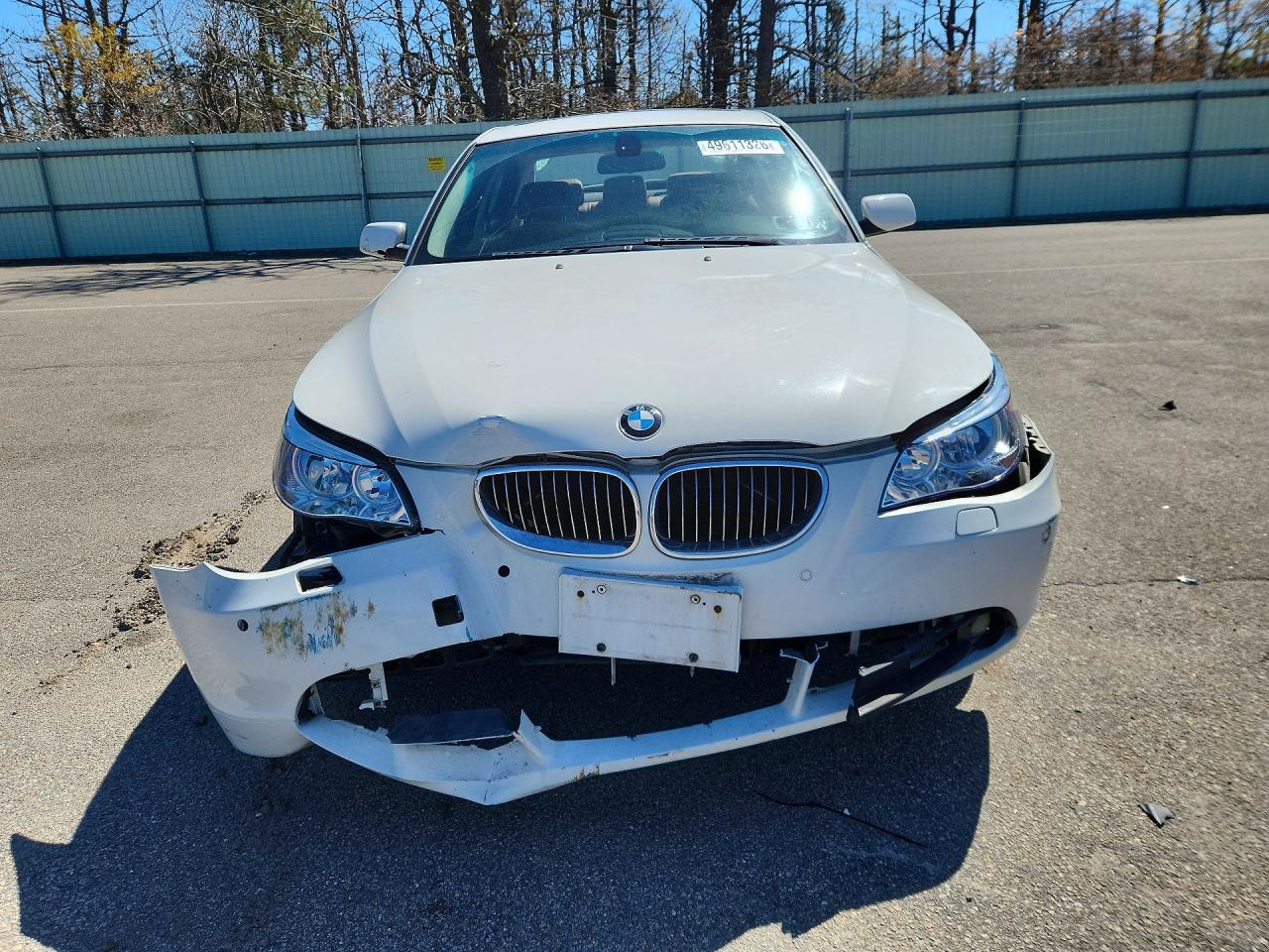 2007 Bmw 525 Белый vin: WBANF335X7CS41583