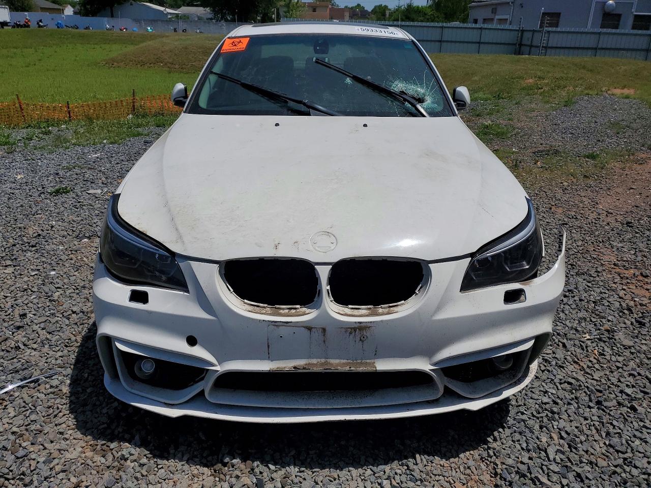 2007 Bmw 530 Xi White vin: WBANF73517CU23762