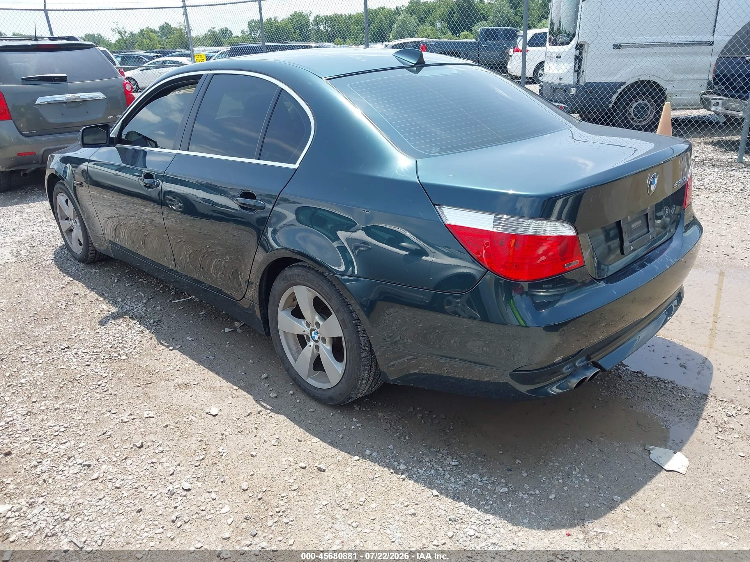 2007 Bmw 530xi   Green vin: WBANF73527CU21390