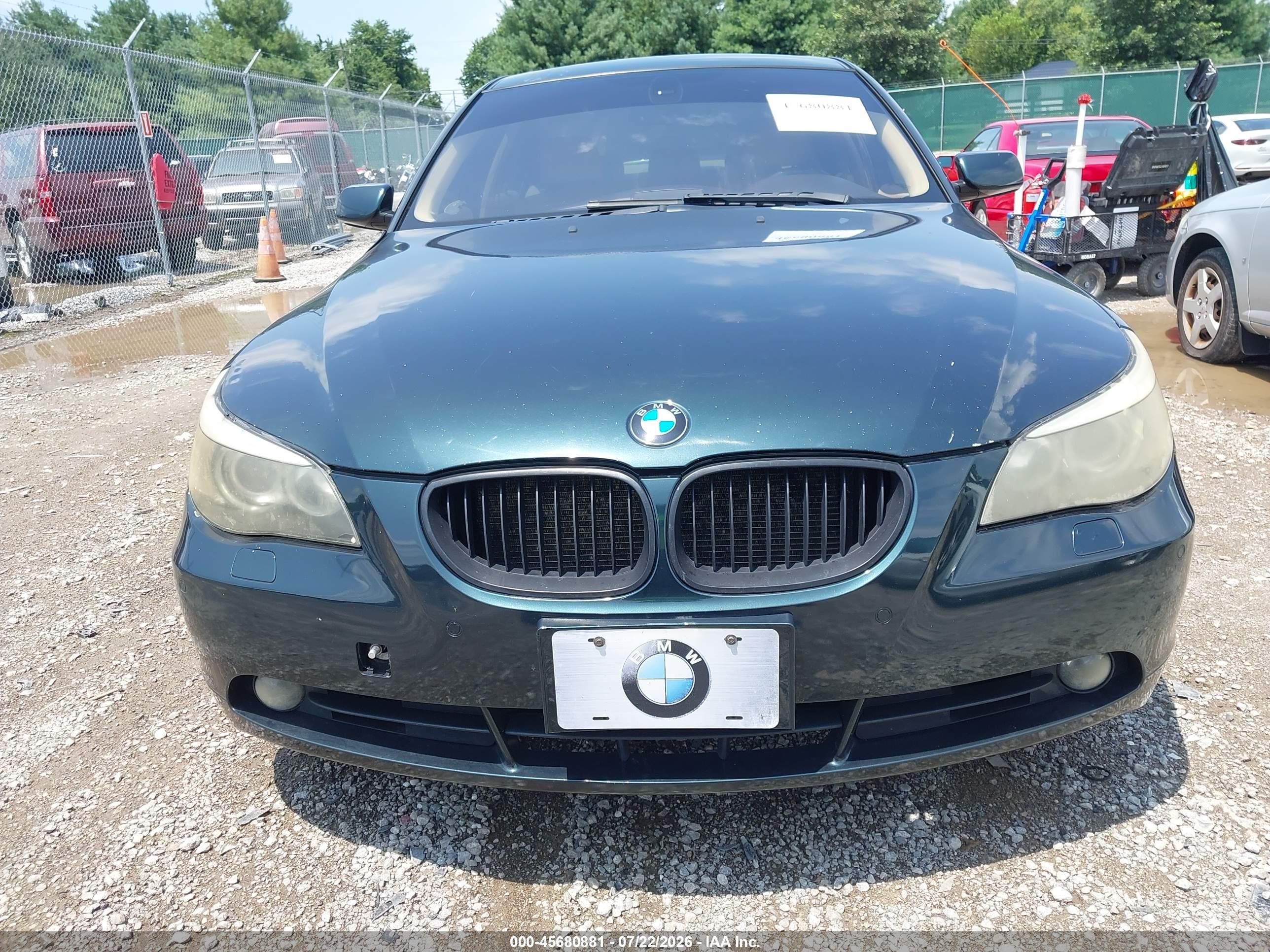 2007 Bmw 530xi   Green vin: WBANF73527CU21390