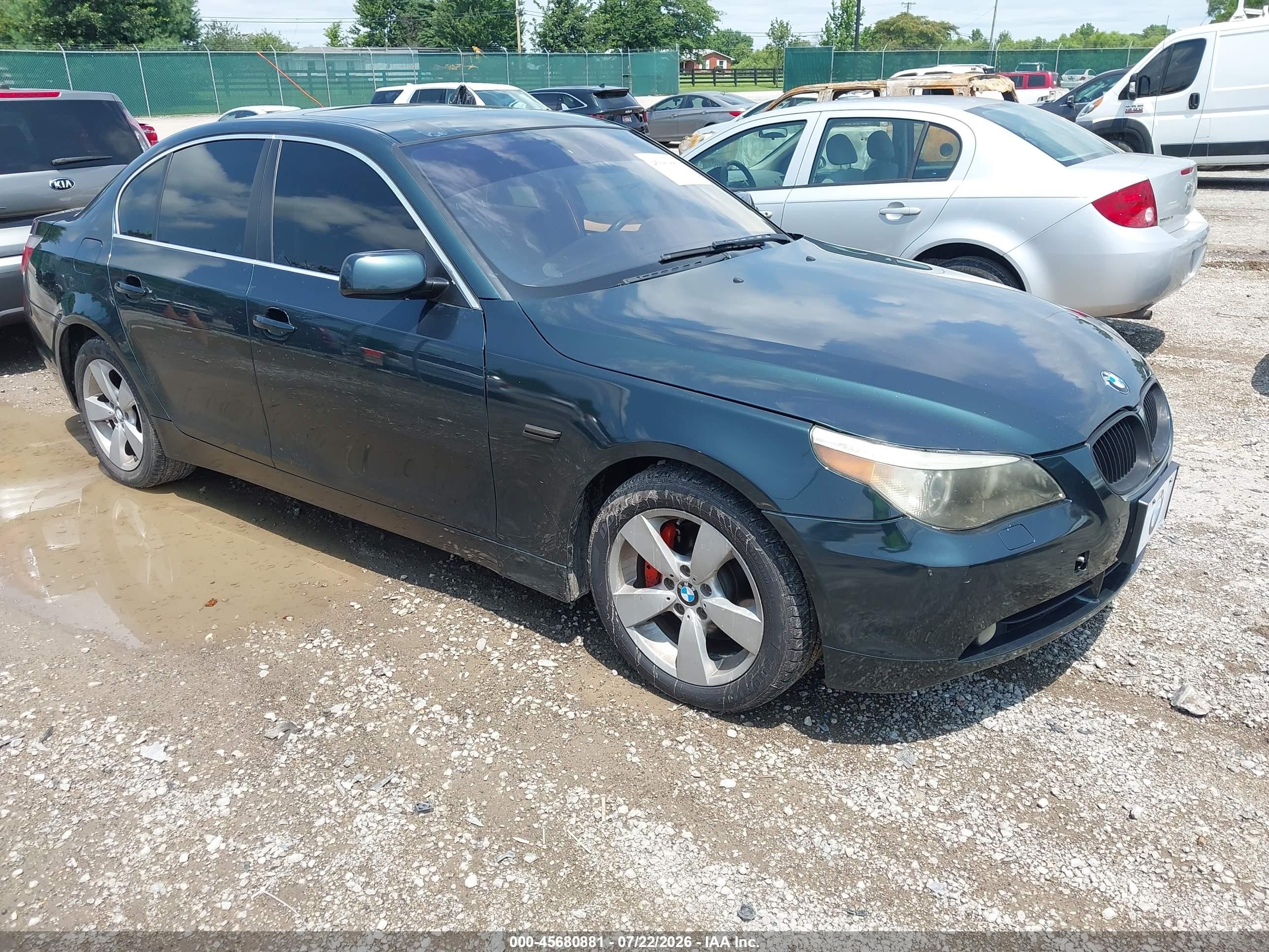 2007 Bmw 530xi   Green vin: WBANF73527CU21390
