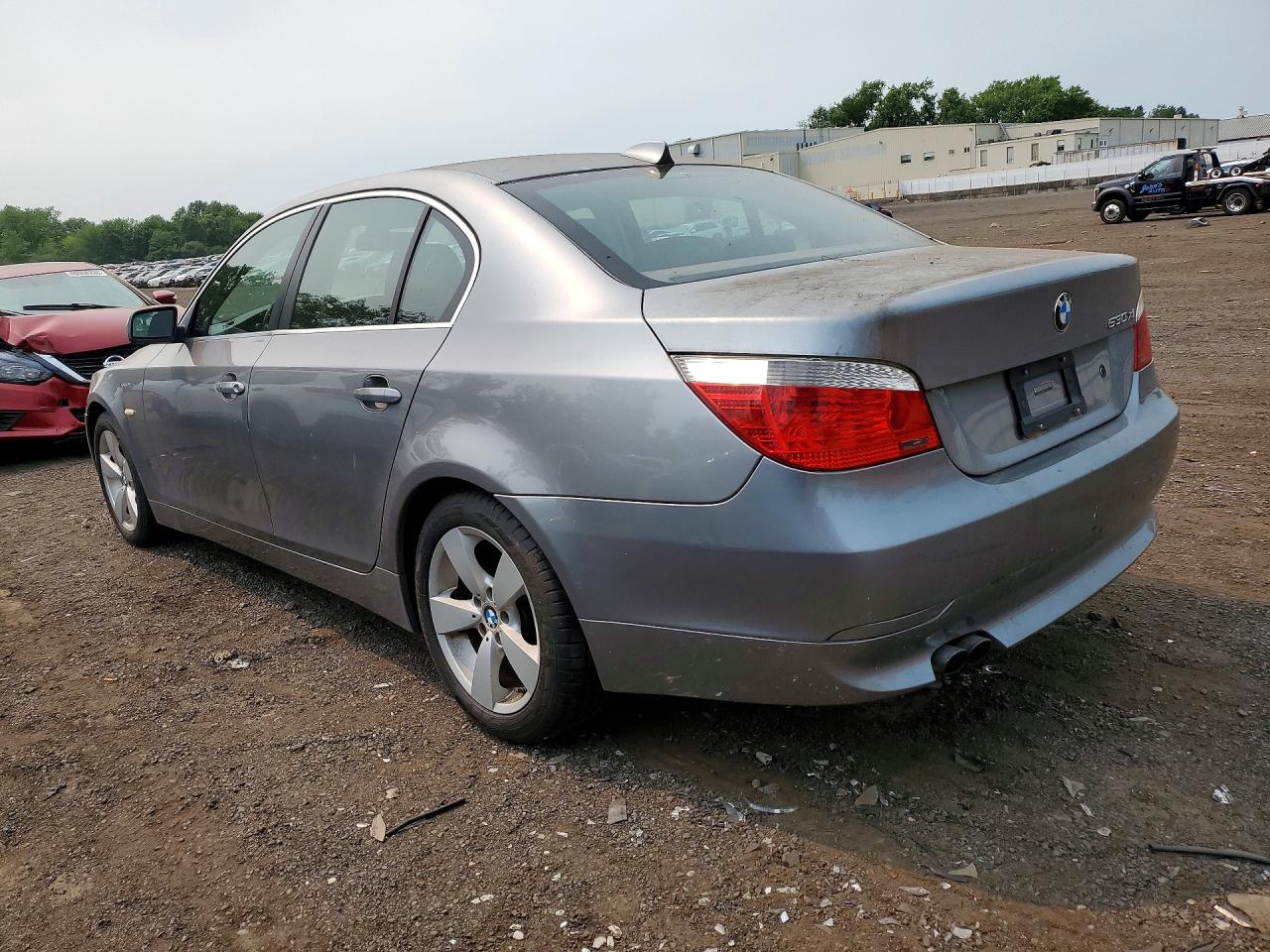 2007 Bmw 530 Xi Gray vin: WBANF73537CU24282