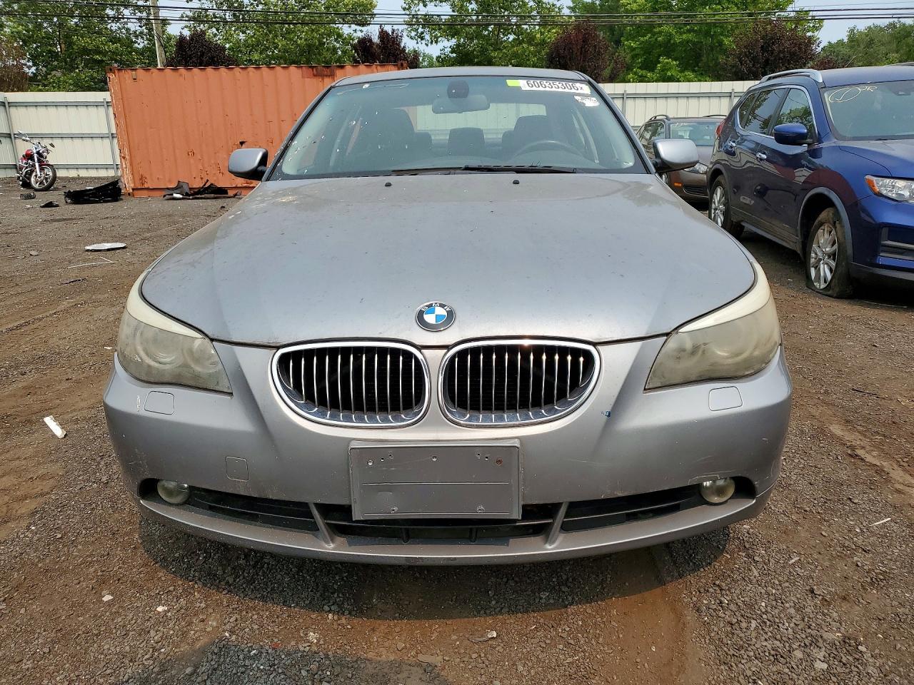 2007 Bmw 530 Xi Gray vin: WBANF73537CU24282