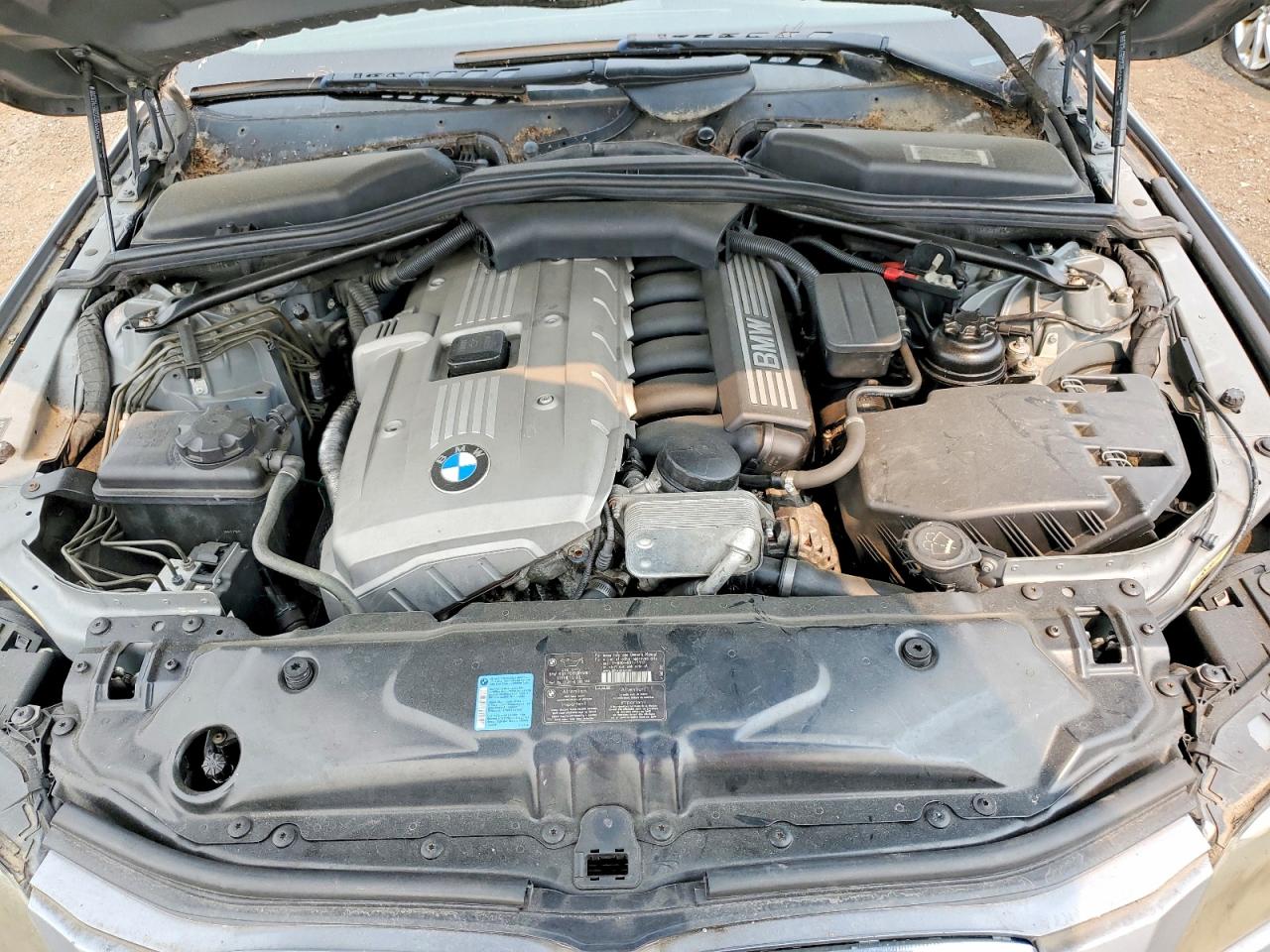 2007 Bmw 530 Xi Gray vin: WBANF73537CU24282