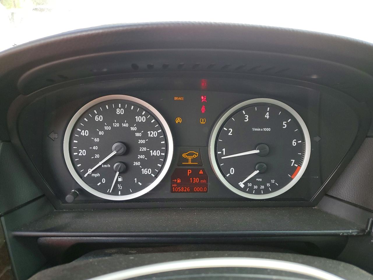 2007 Bmw 530 Xi Gray vin: WBANF73537CU24282
