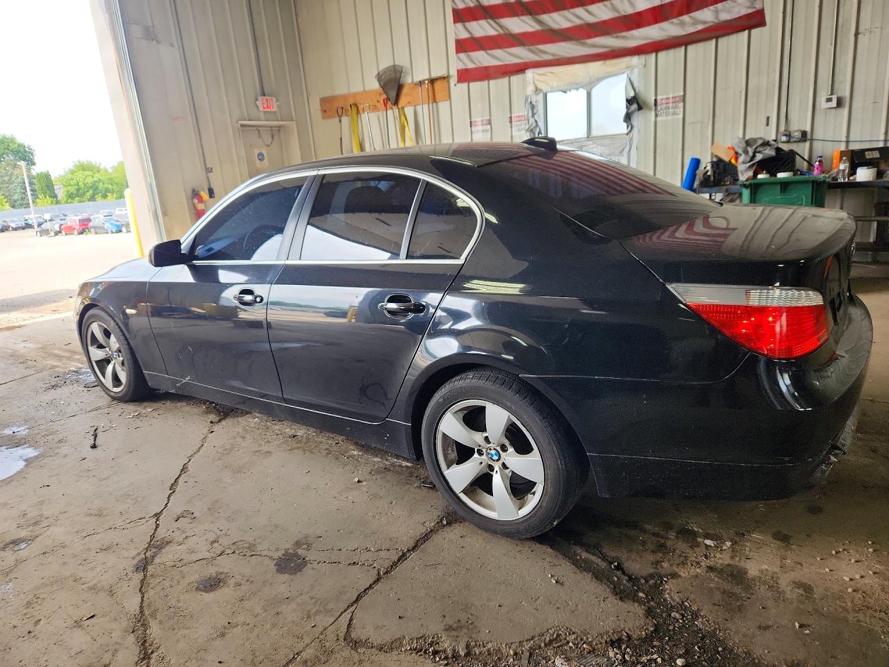 2007 Bmw 530 Xi Black vin: WBANF73537CY17974