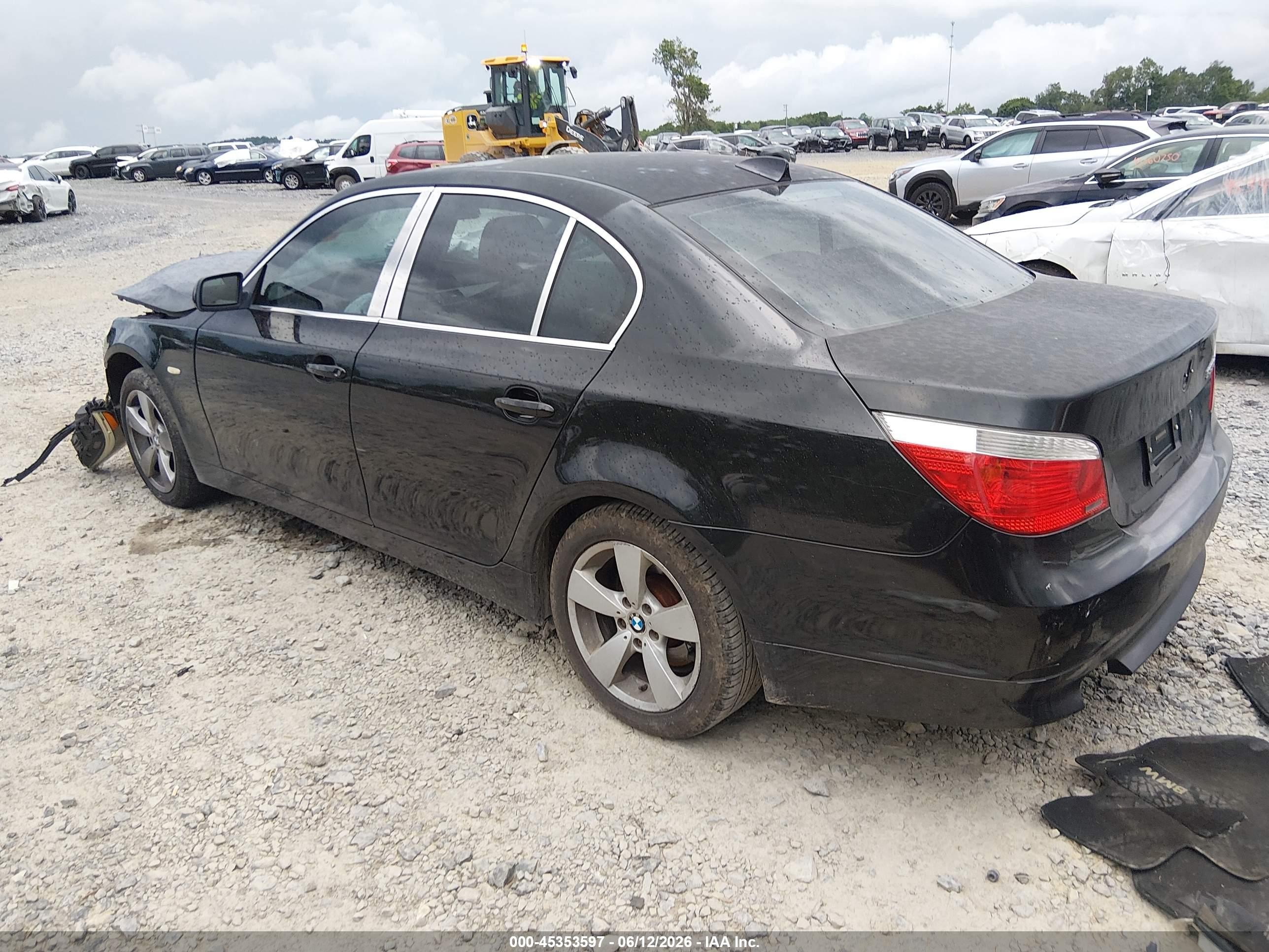 2007 Bmw 530xi   Black vin: WBANF73547CY18115