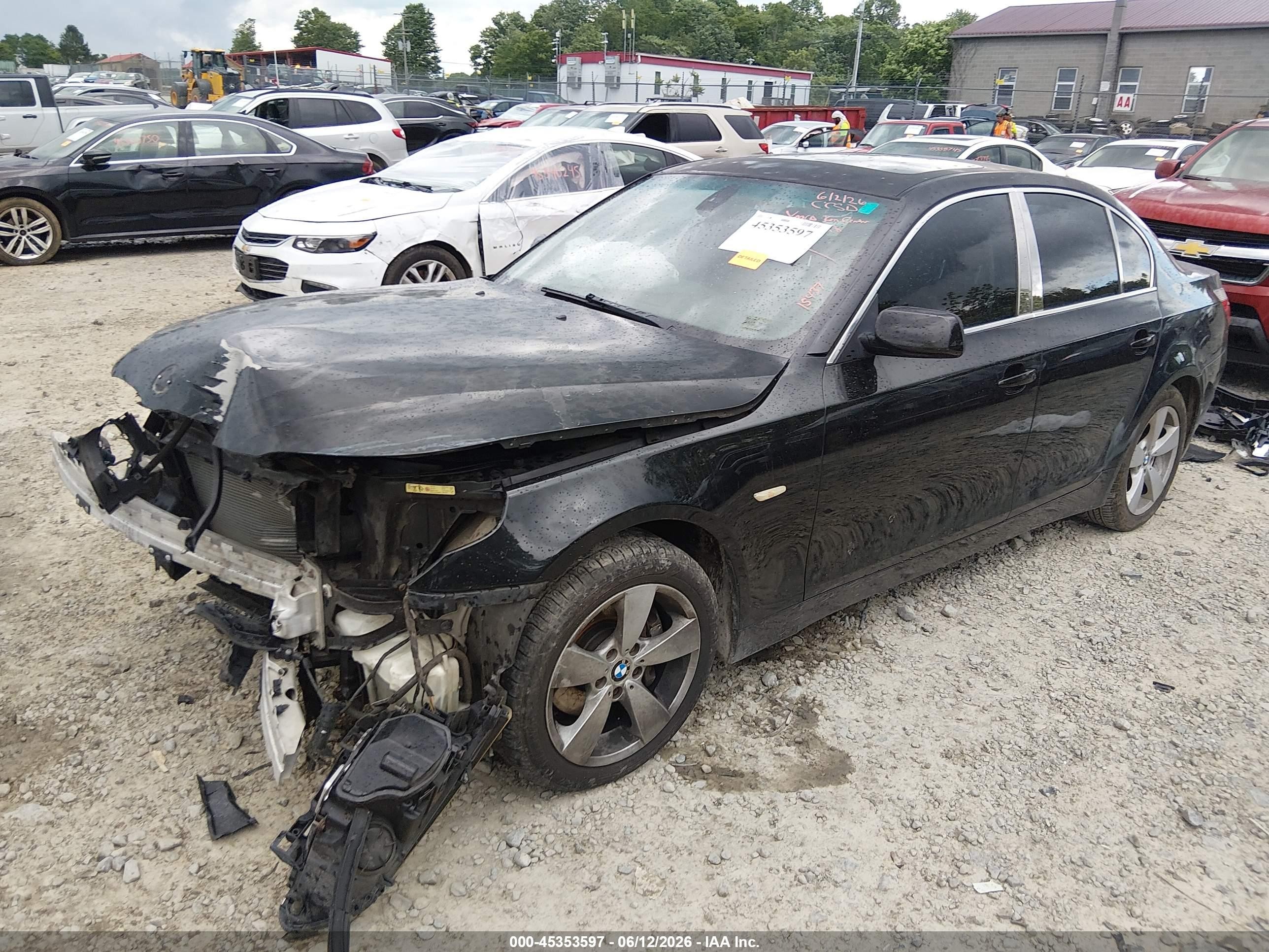 2007 Bmw 530xi   Black vin: WBANF73547CY18115