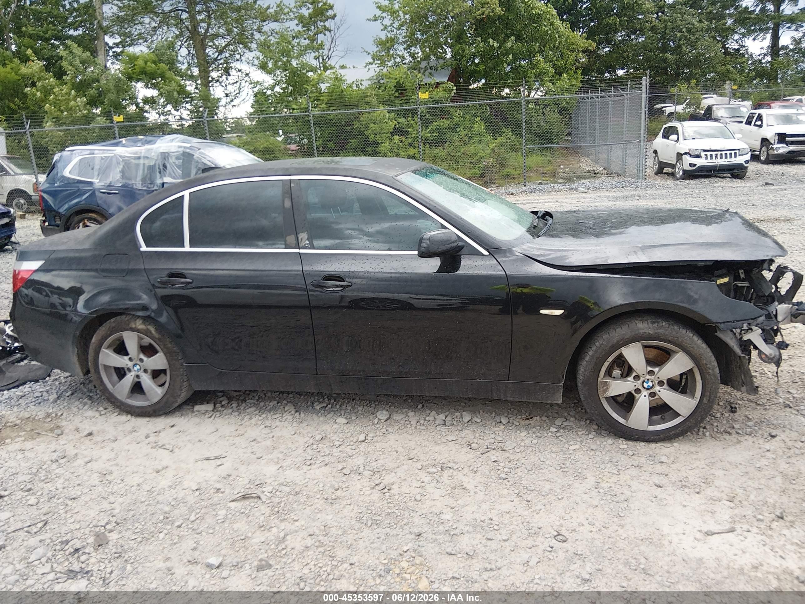 2007 Bmw 530xi   Black vin: WBANF73547CY18115