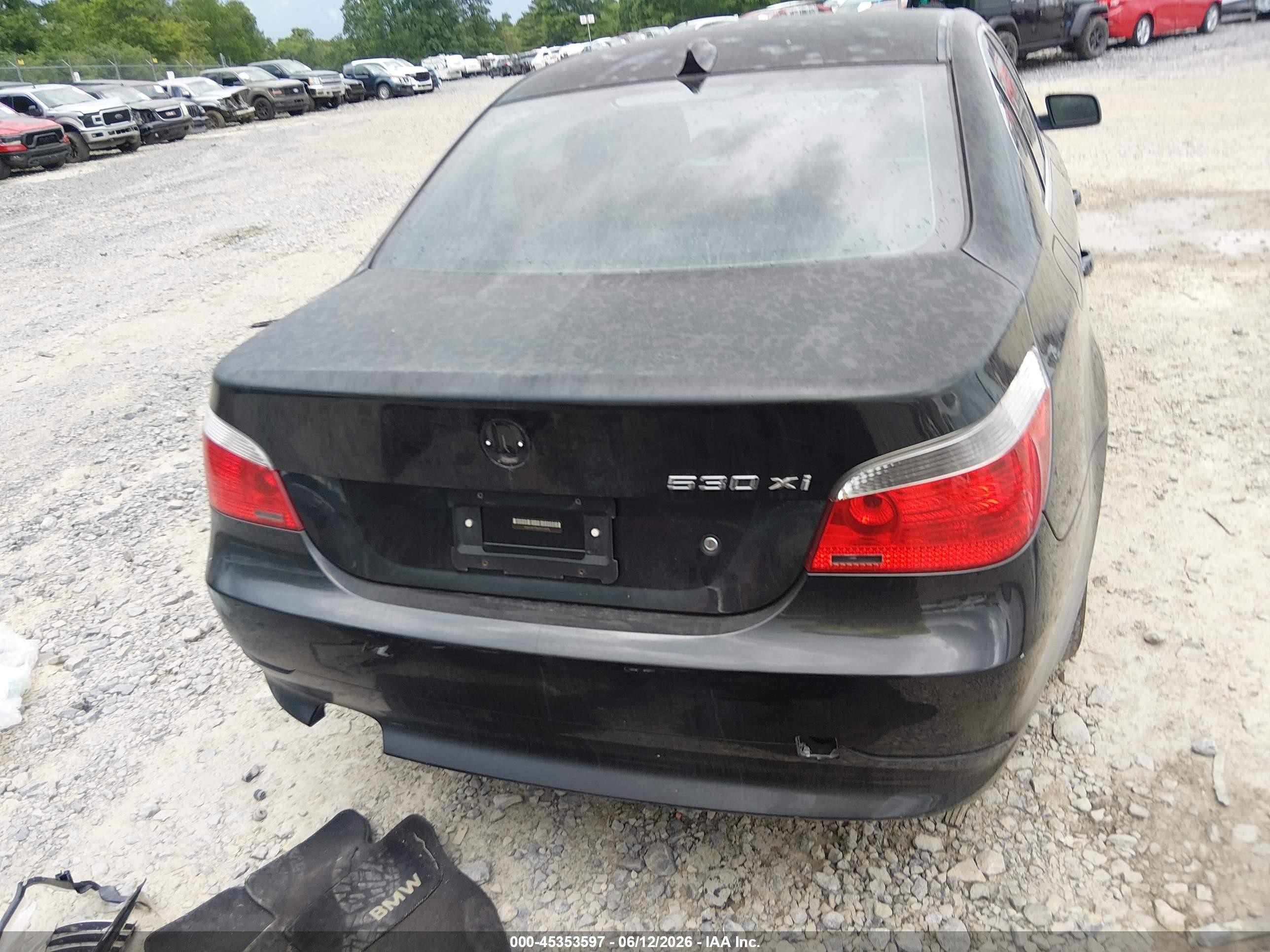 2007 Bmw 530xi   Black vin: WBANF73547CY18115