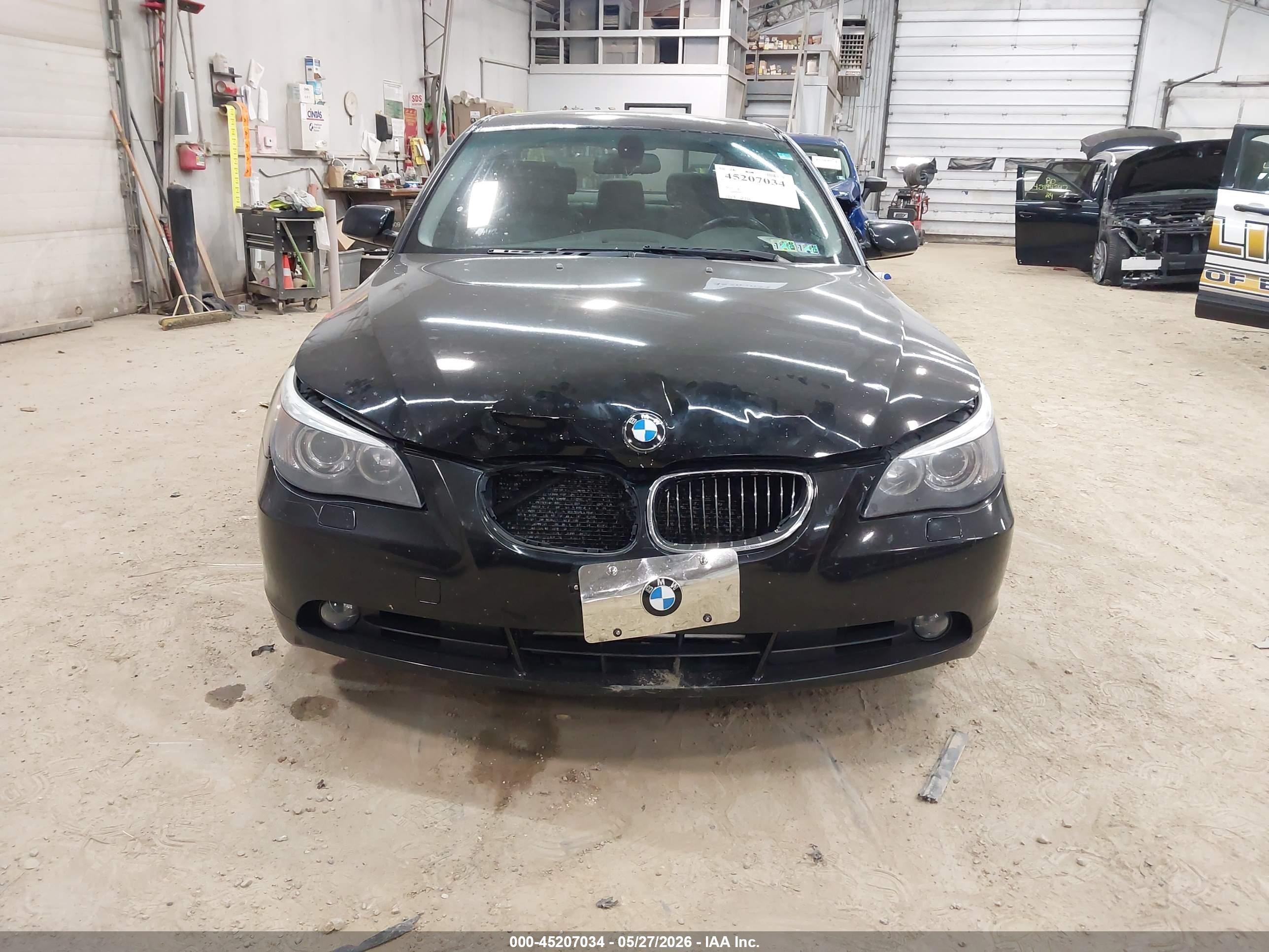 2007 Bmw 530xi   Black vin: WBANF73557CU24591
