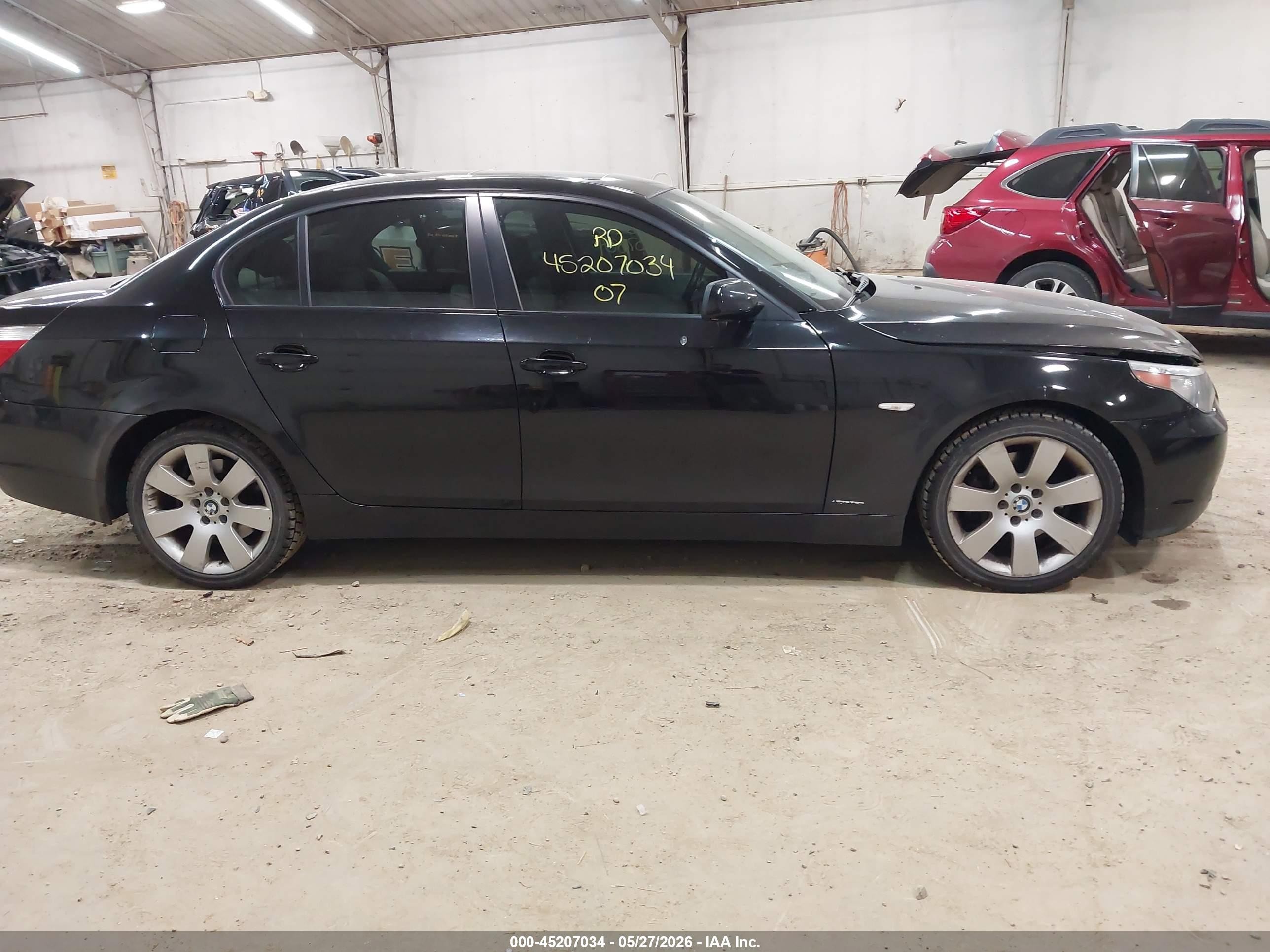 2007 Bmw 530xi   Black vin: WBANF73557CU24591