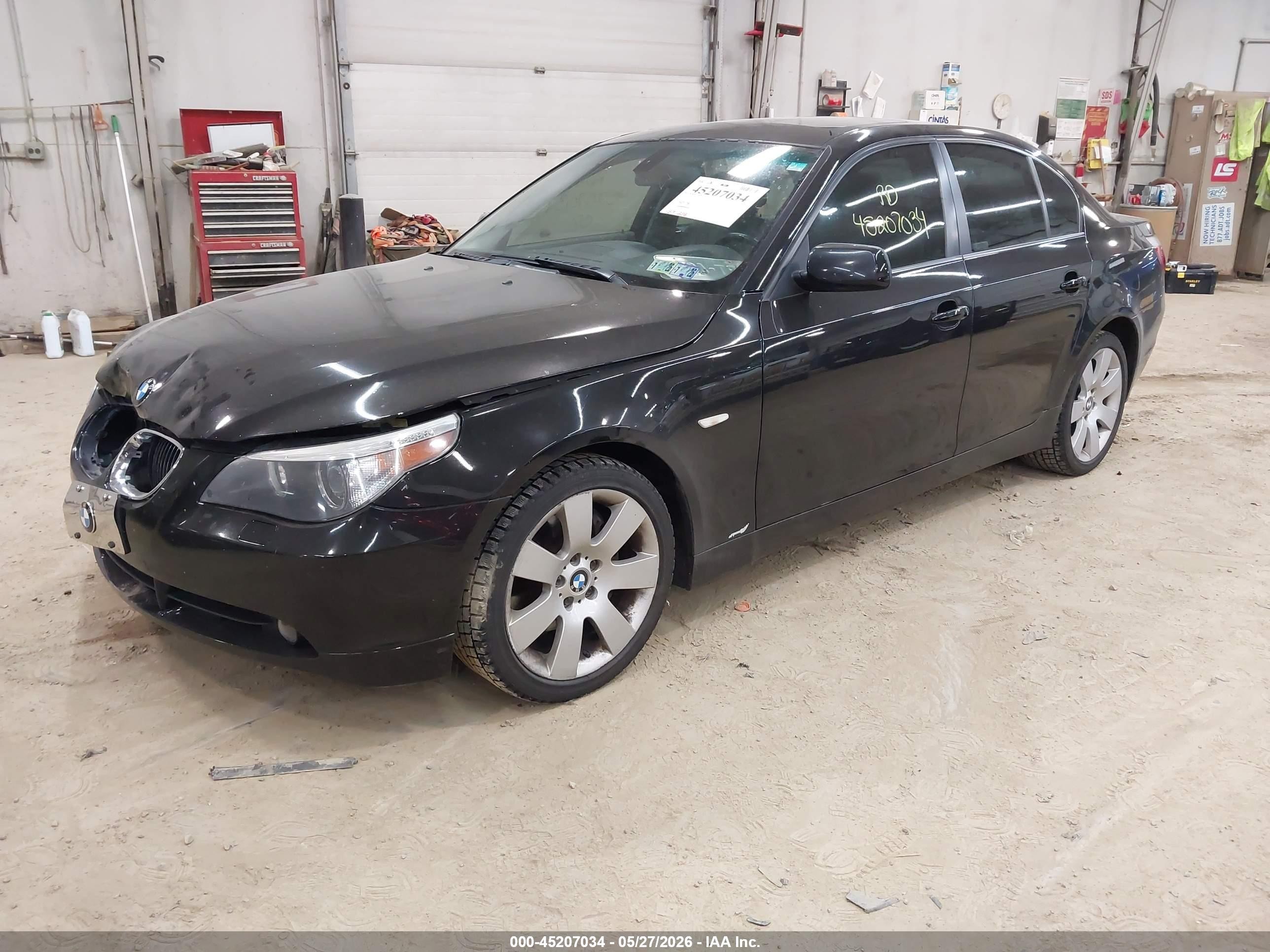 2007 Bmw 530xi   Black vin: WBANF73557CU24591