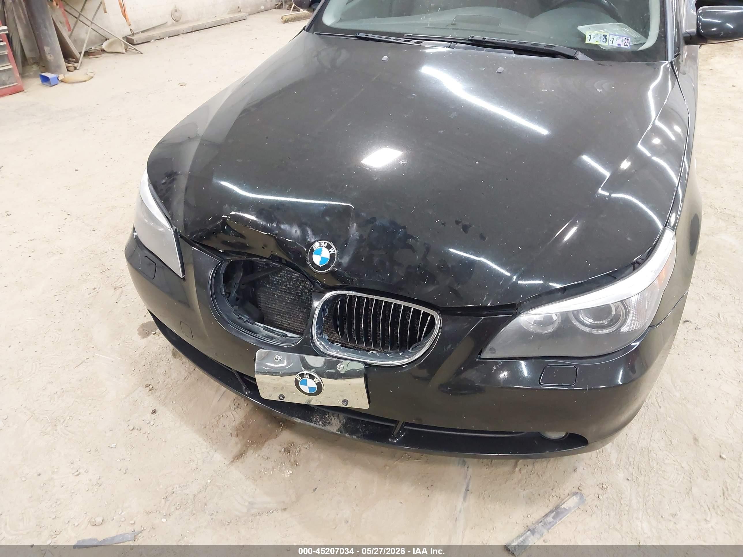 2007 Bmw 530xi   Black vin: WBANF73557CU24591