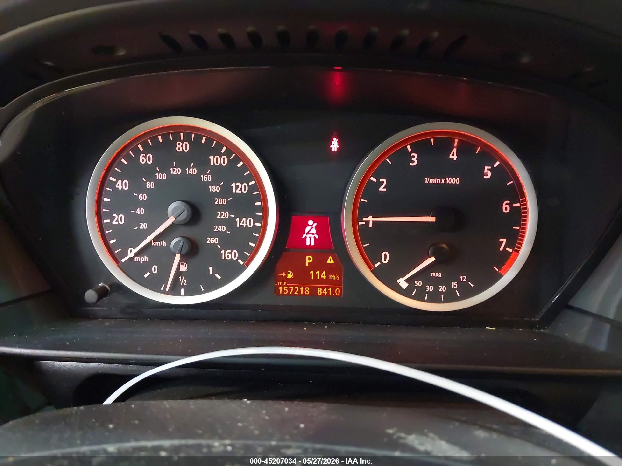 2007 Bmw 530xi   Black vin: WBANF73557CU24591