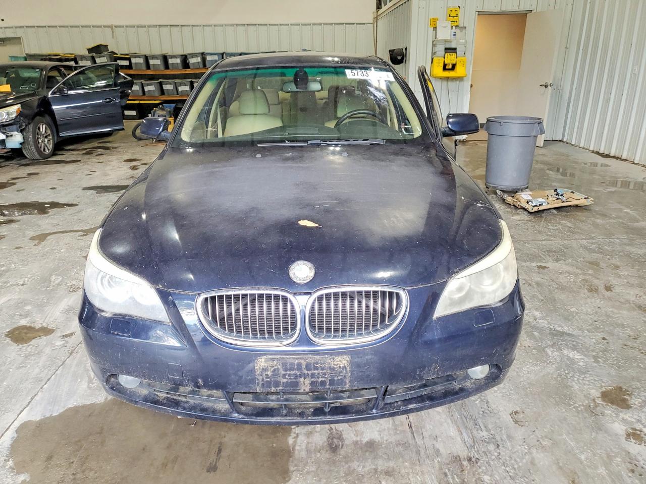 2007 Bmw 530 Xi Blue vin: WBANF73567CU26124