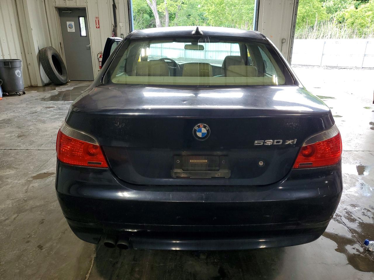 2007 Bmw 530 Xi Blue vin: WBANF73567CU26124