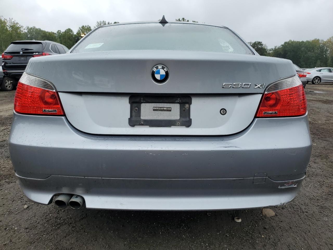 2007 Bmw 530 Xi Silver vin: WBANF73567CY17659