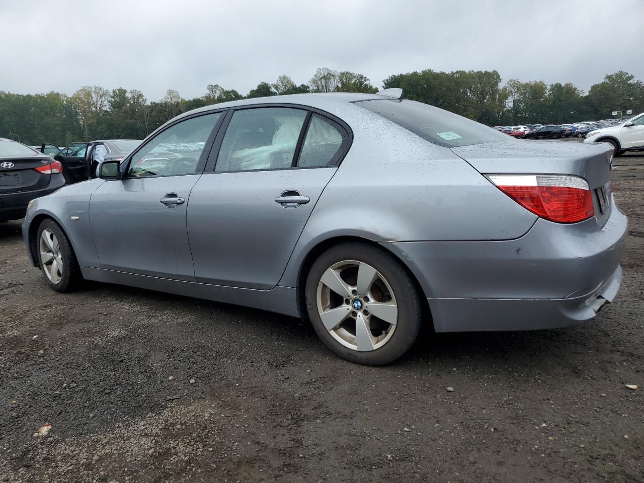 2007 Bmw 530 Xi Silver vin: WBANF73567CY17659