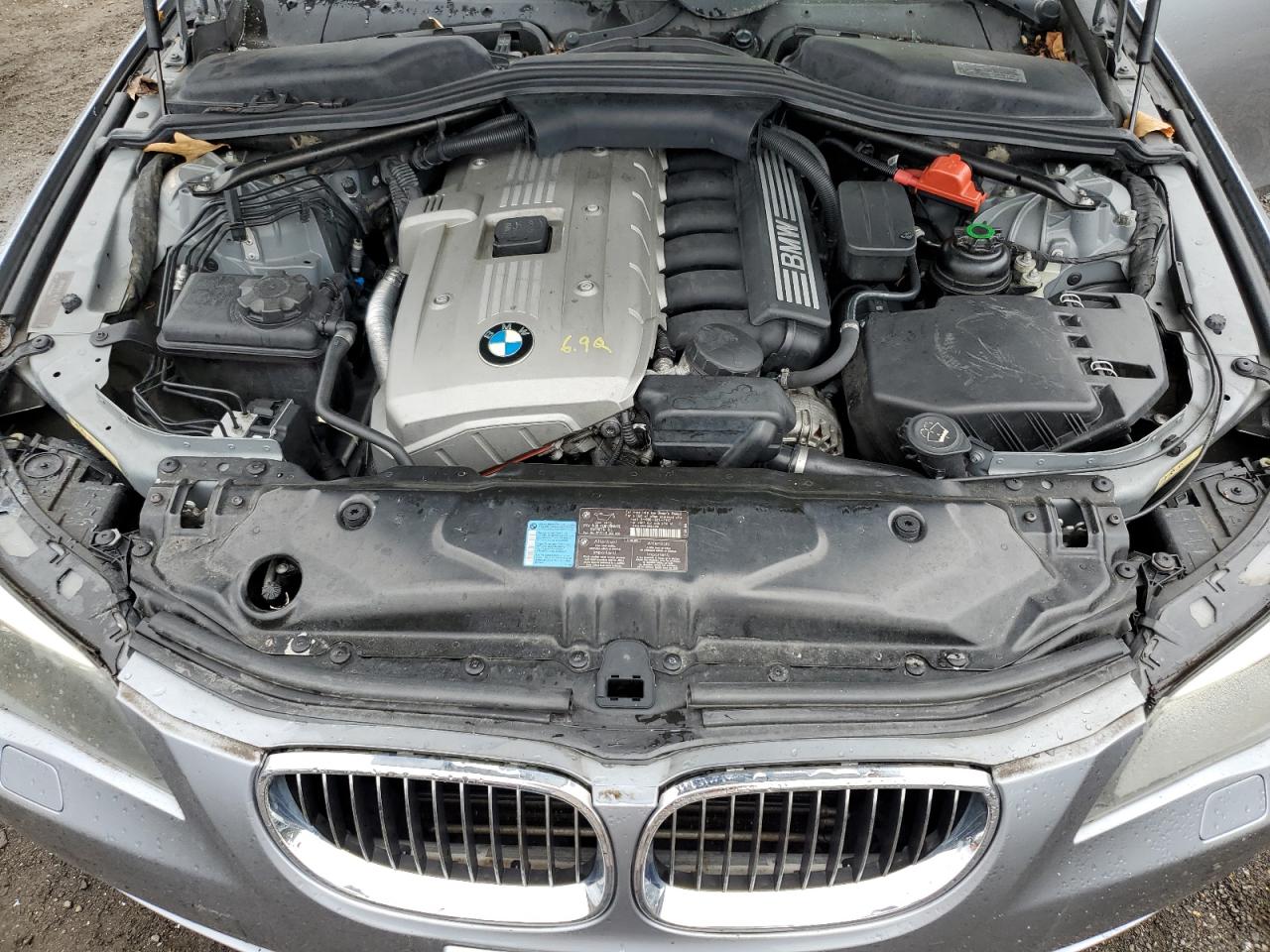 2007 Bmw 530 Xi Silver vin: WBANF73567CY17659
