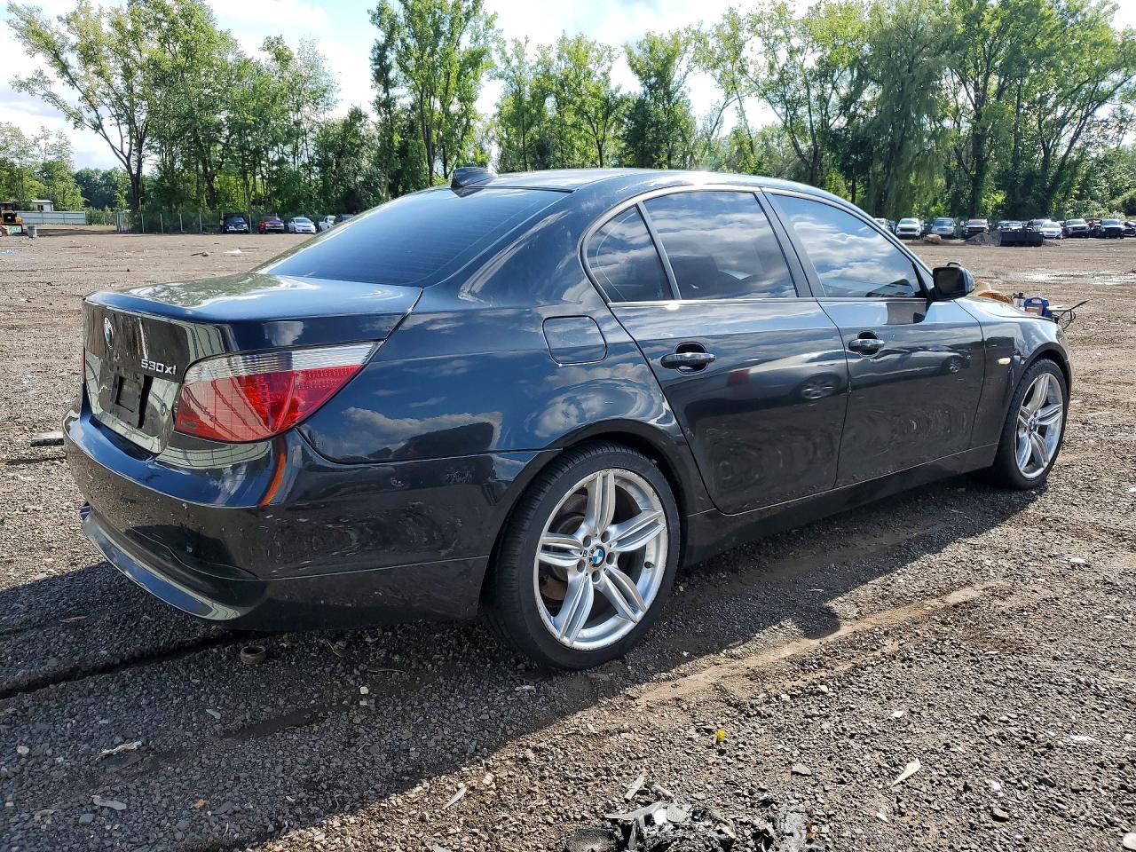 2007 Bmw 530 Xi Black vin: WBANF73587CU21863