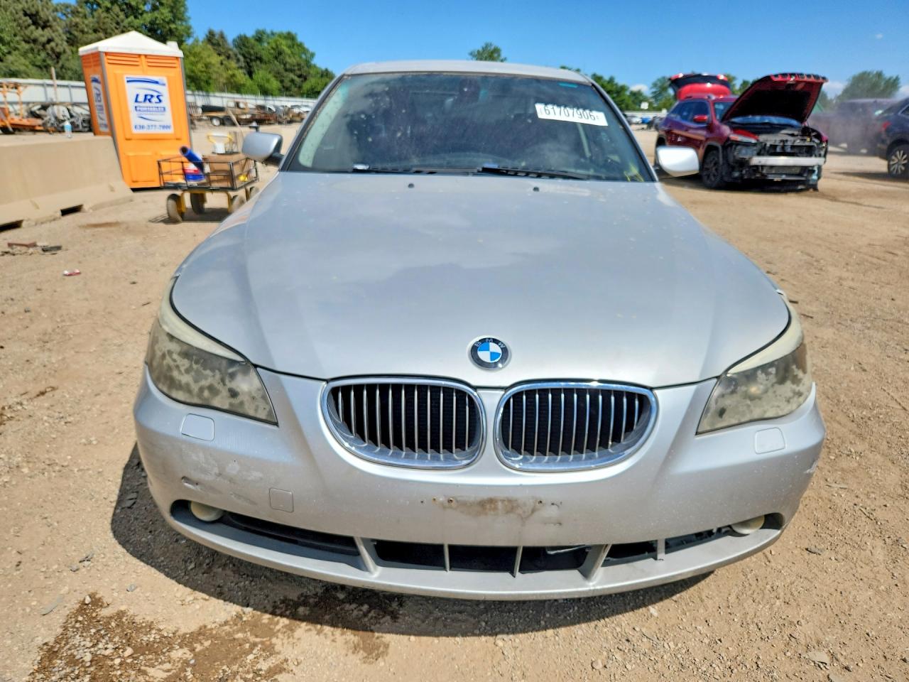 2007 Bmw 530 Xi Silver vin: WBANF735X7CU21413
